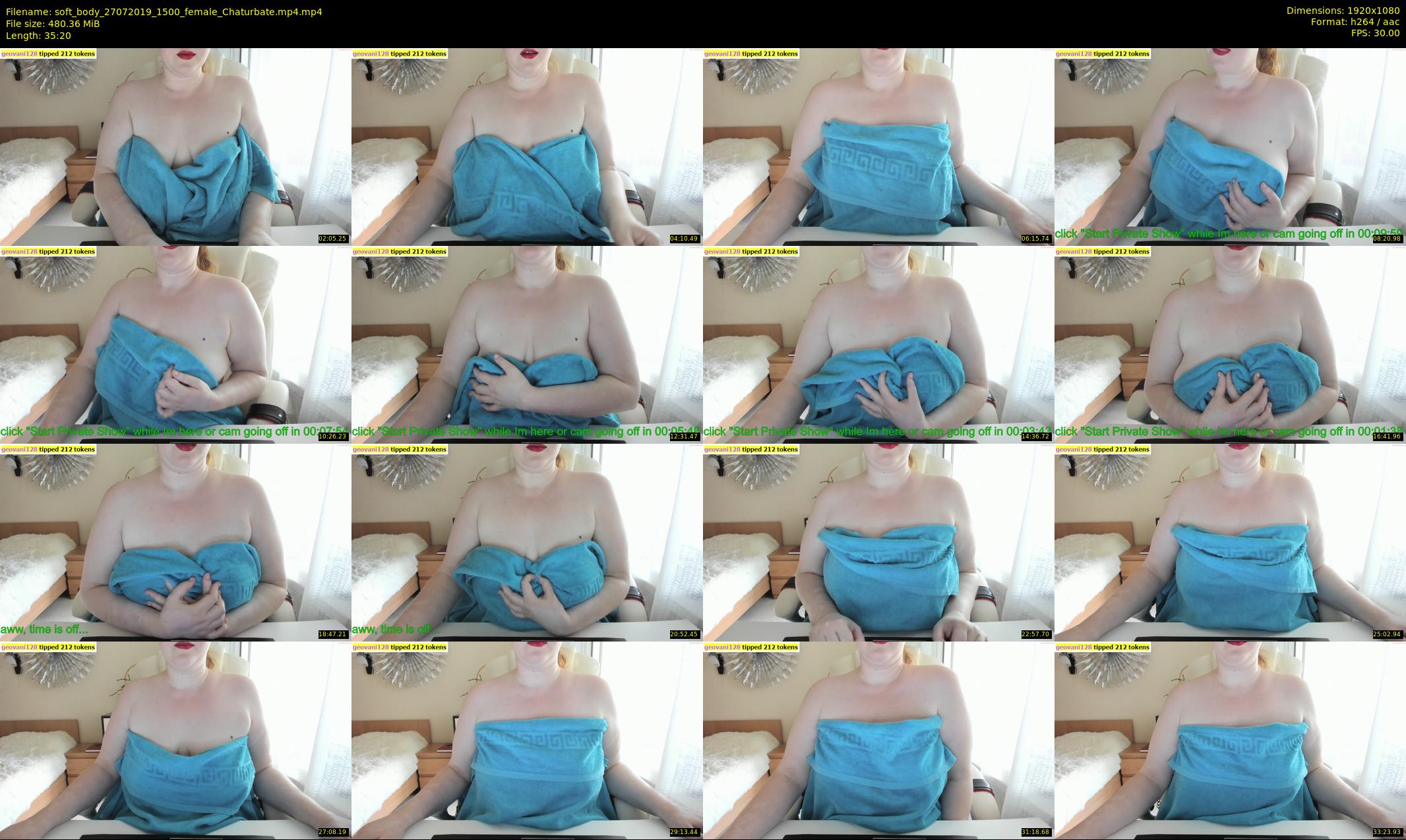 soft_body — 36 minute Chaturbate female cam show recording, 1080p, Jul 27, 2019