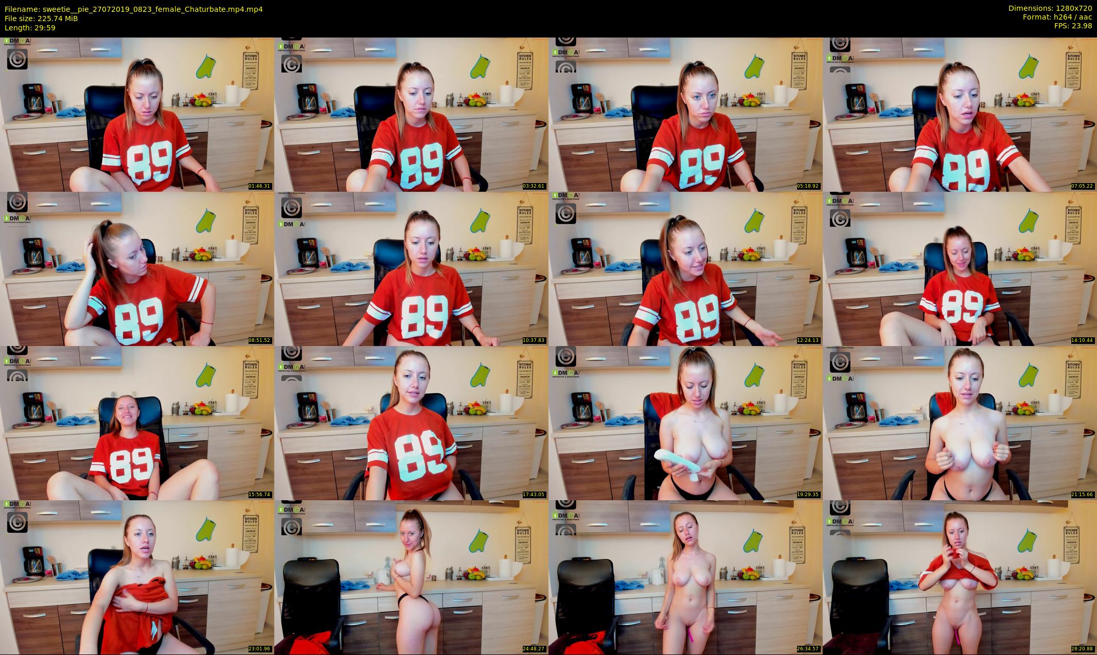 sweetie__pie — 30 minute Chaturbate female cam show recording, 720p, Jul 27, 2019