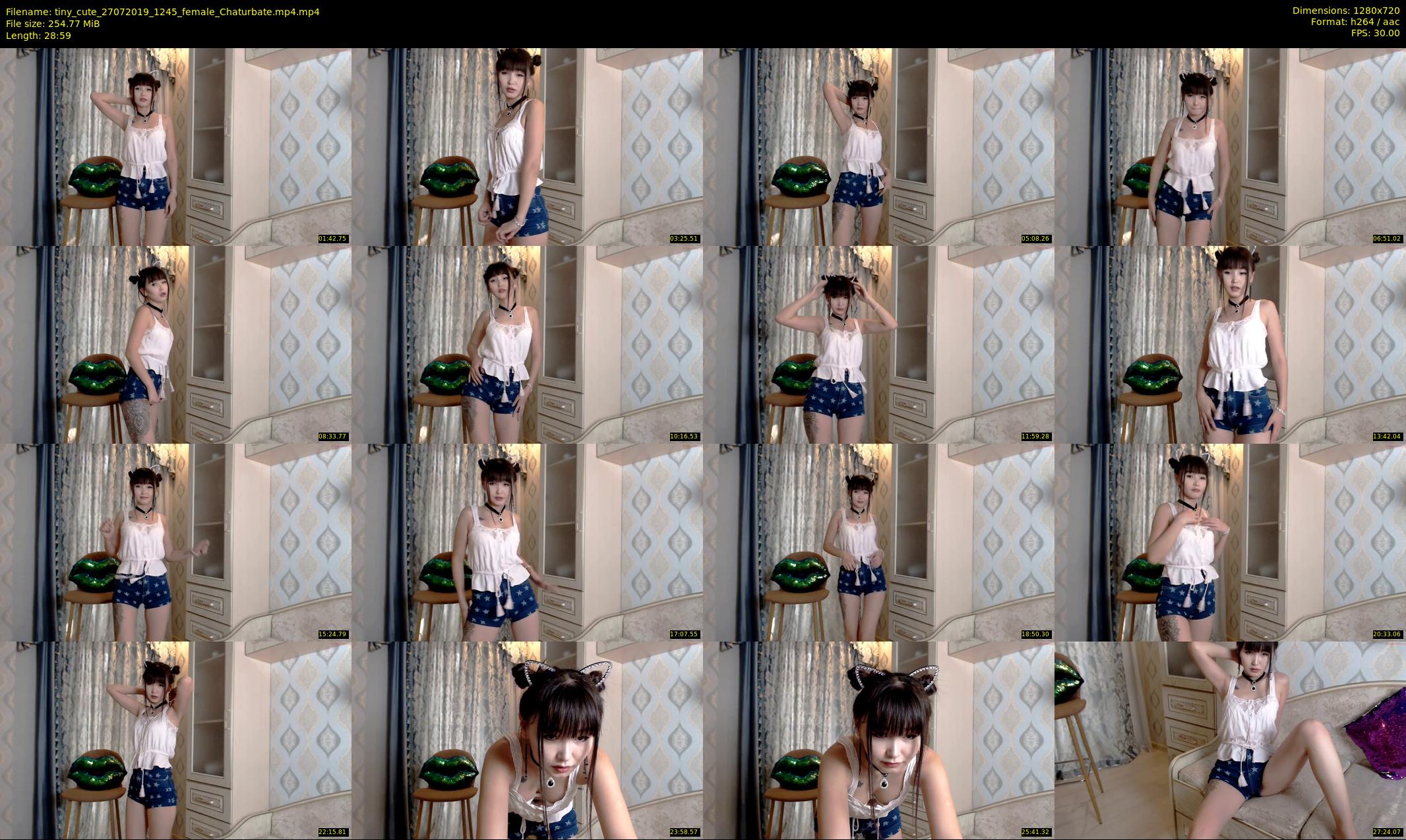 tiny_cute — 29 minute Chaturbate female cam show recording, 720p, Jul 27, 2019
