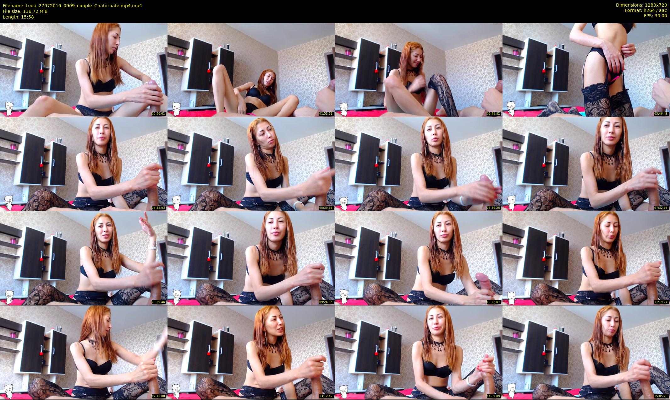 trioa — 16 minute Chaturbate couple cam show recording, 720p, Jul 27, 2019