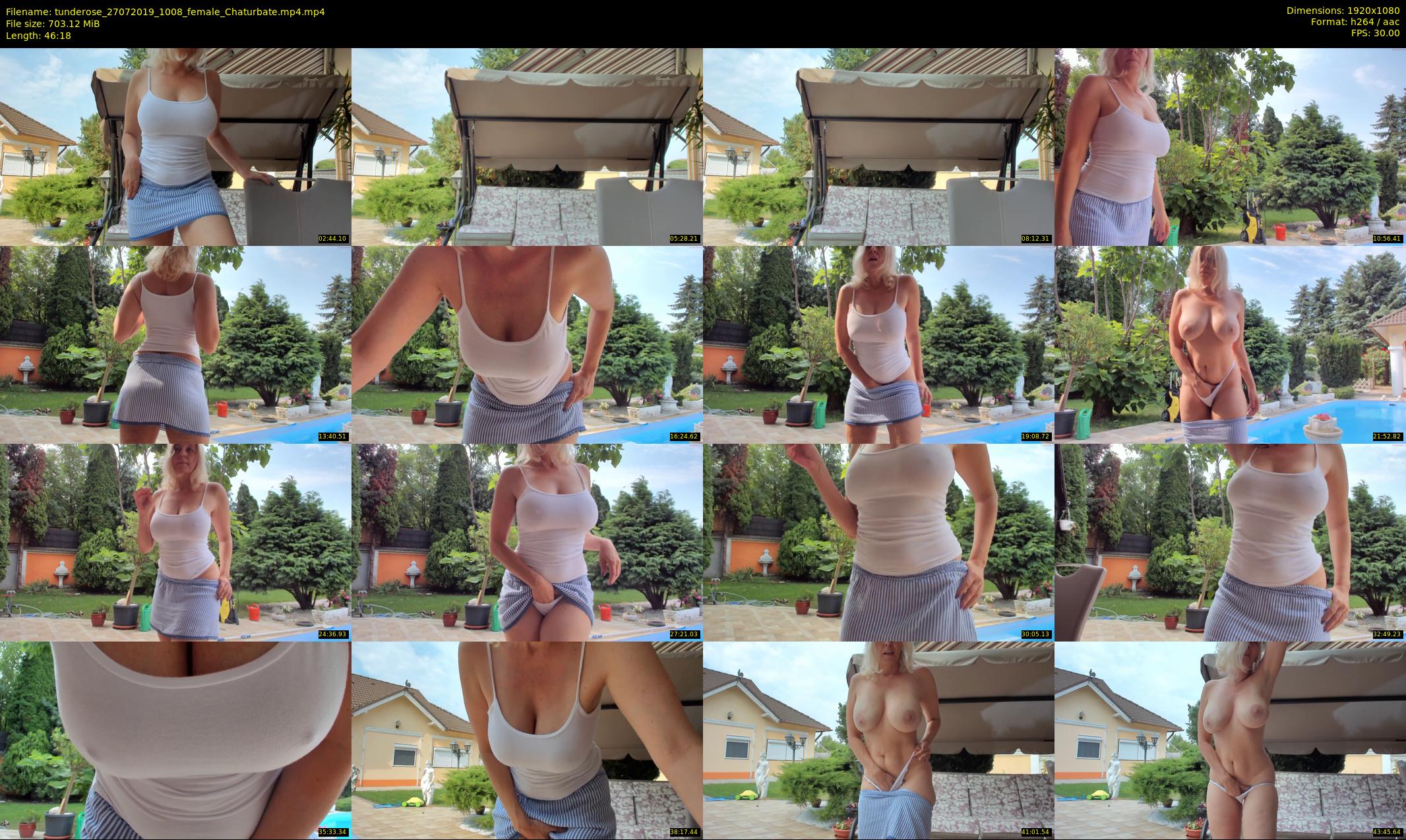 tunderose — 47 minute Chaturbate female cam show recording, 1080p, Jul 27, 2019