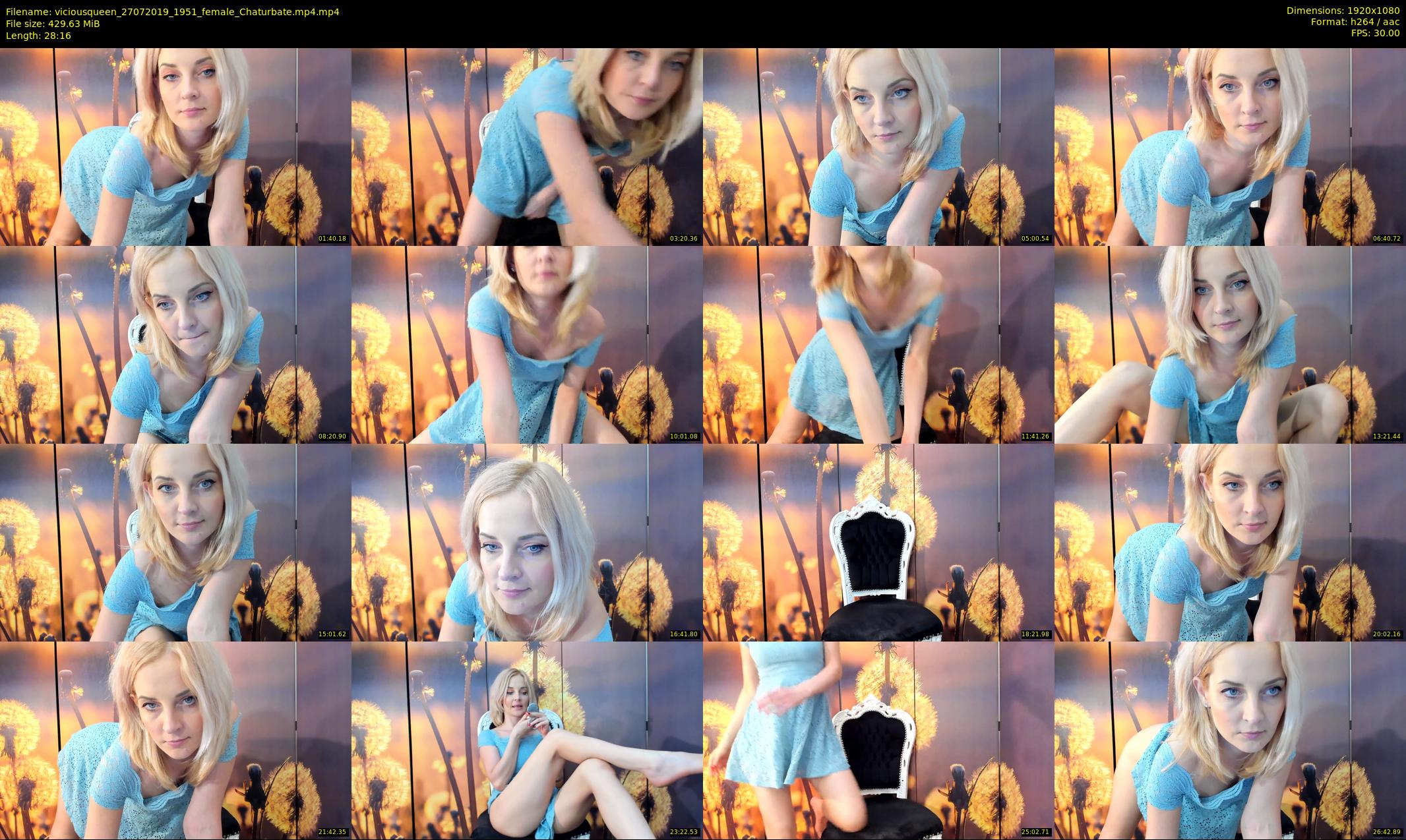viciousqueen — 29 minute Chaturbate female cam show recording, 1080p, Jul 27, 2019