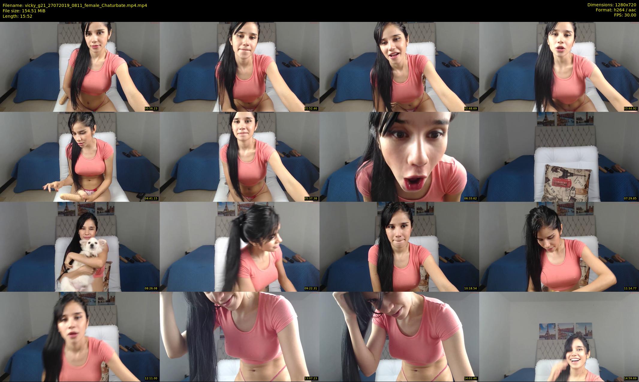 vicky_g21 — 16 minute Chaturbate female cam show recording, 720p, Jul 27, 2019