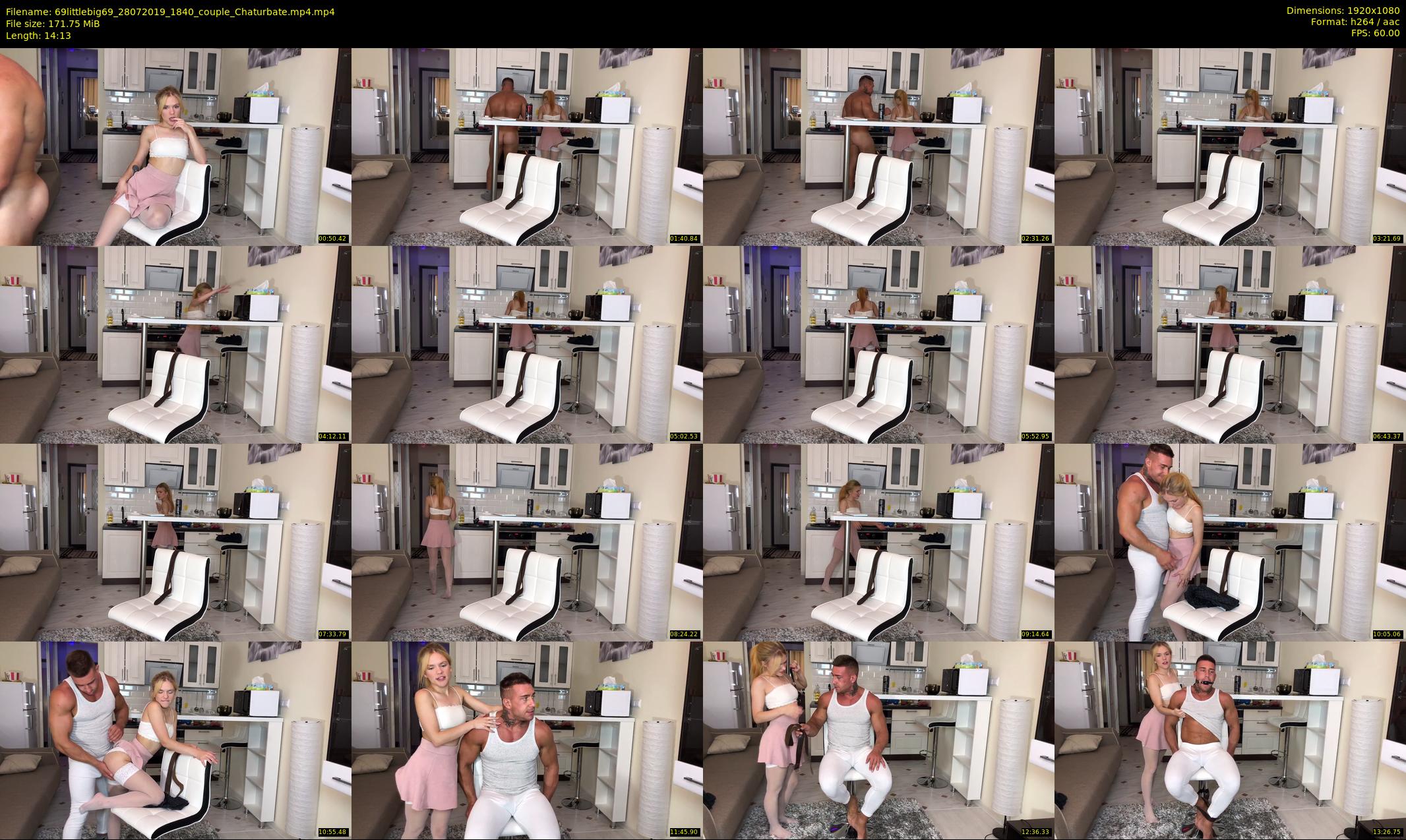 69littlebig69 — 15 minute Chaturbate couple cam show recording, 1080p, Jul 28, 2019