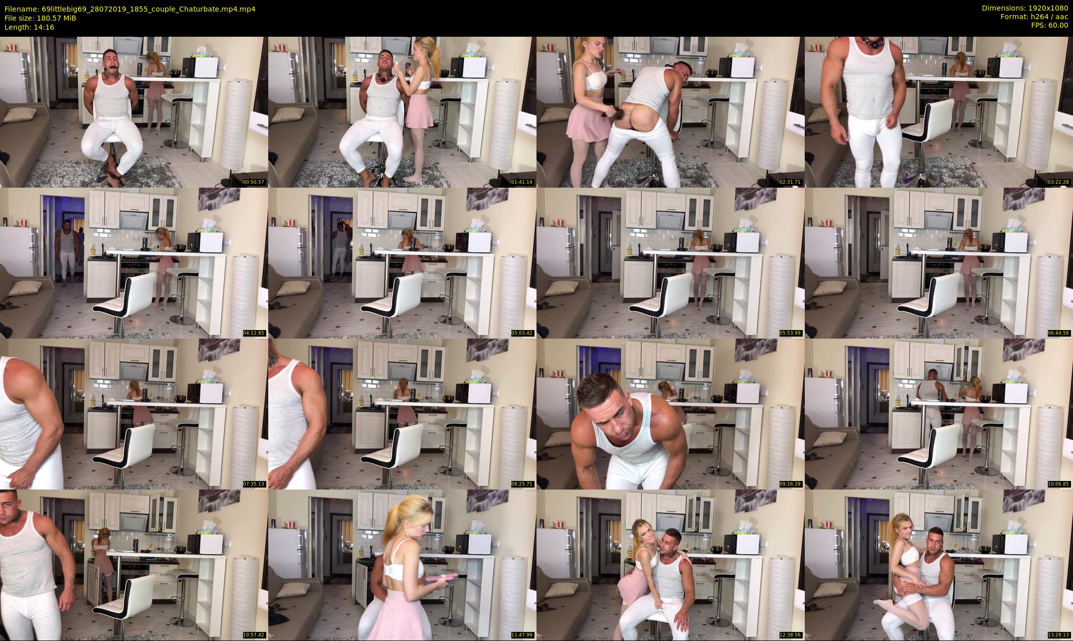 69littlebig69 — 15 minute Chaturbate couple cam show recording, 1080p, Jul 28, 2019