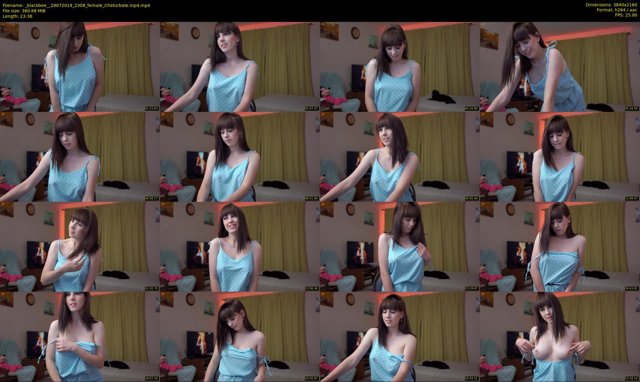 _blackbee_ — 24 minute Chaturbate female cam show recording, 4K, Jul 28, 2019