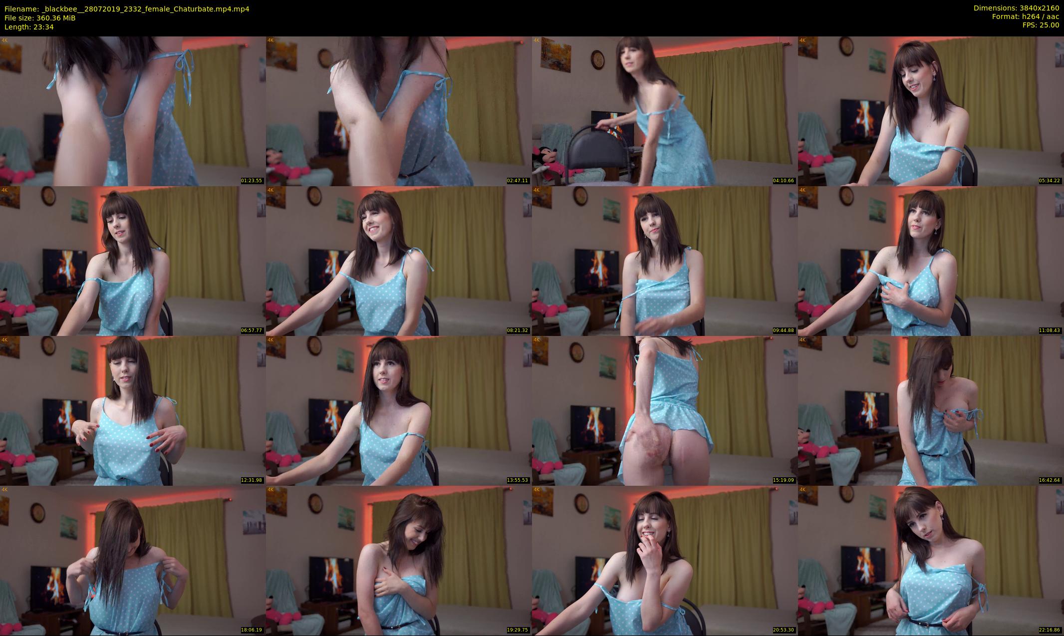 _blackbee_ — 24 minute Chaturbate female cam show recording, 4K, Jul 28, 2019