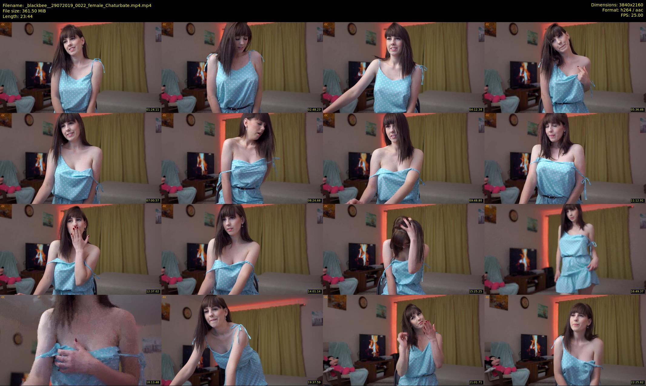 _blackbee_ — 24 minute Chaturbate female cam show recording, 4K, Jul 29, 2019