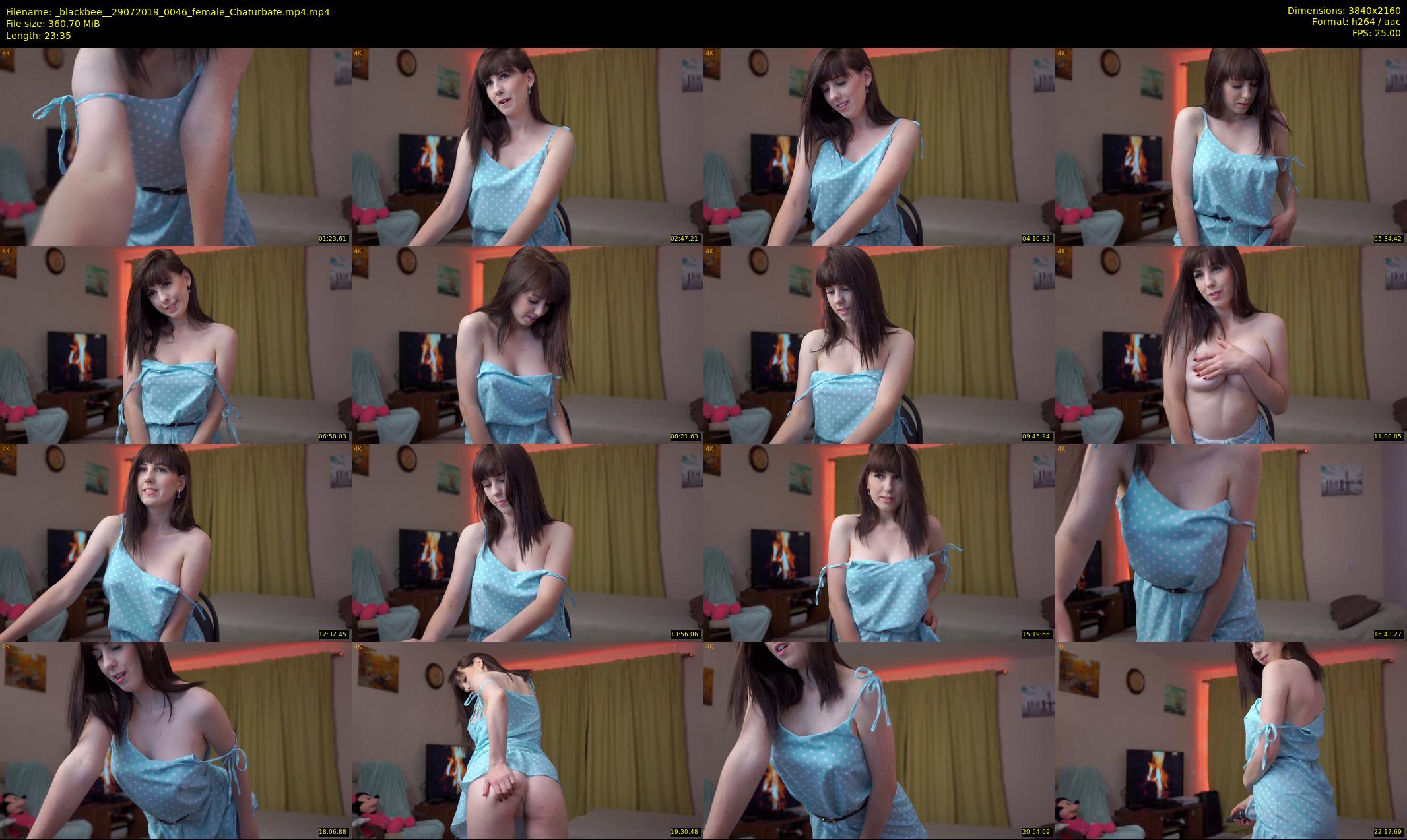_blackbee_ — 24 minute Chaturbate female cam show recording, 4K, Jul 29, 2019