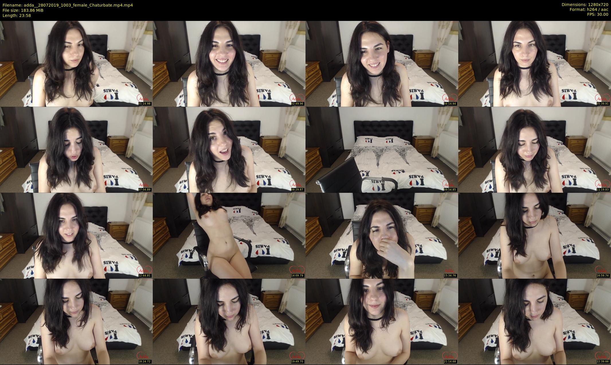 adda_ — 24 minute Chaturbate female cam show recording, 720p, Jul 28, 2019