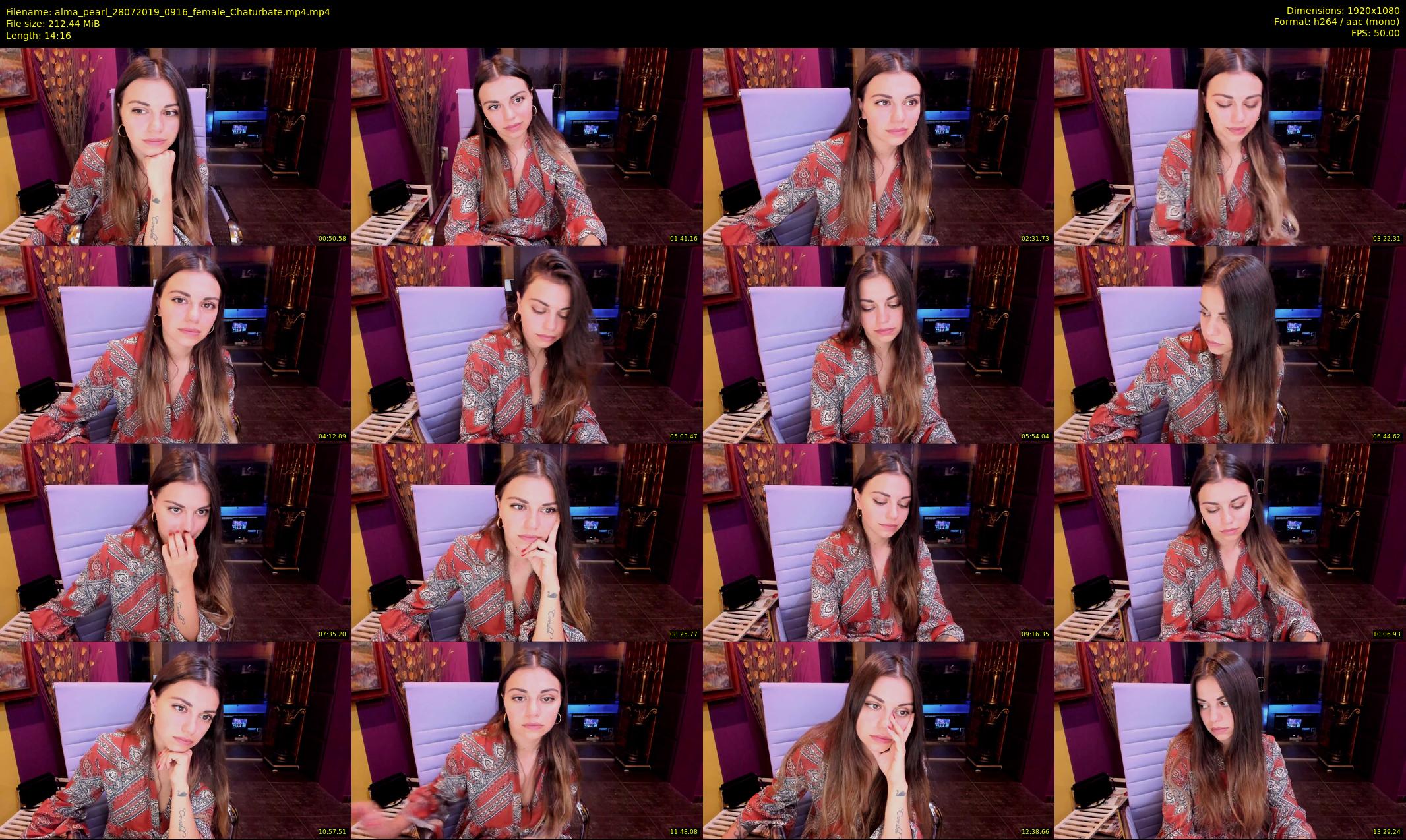 alma_pearl — 15 minute Chaturbate female cam show recording, 1080p, Jul 28, 2019