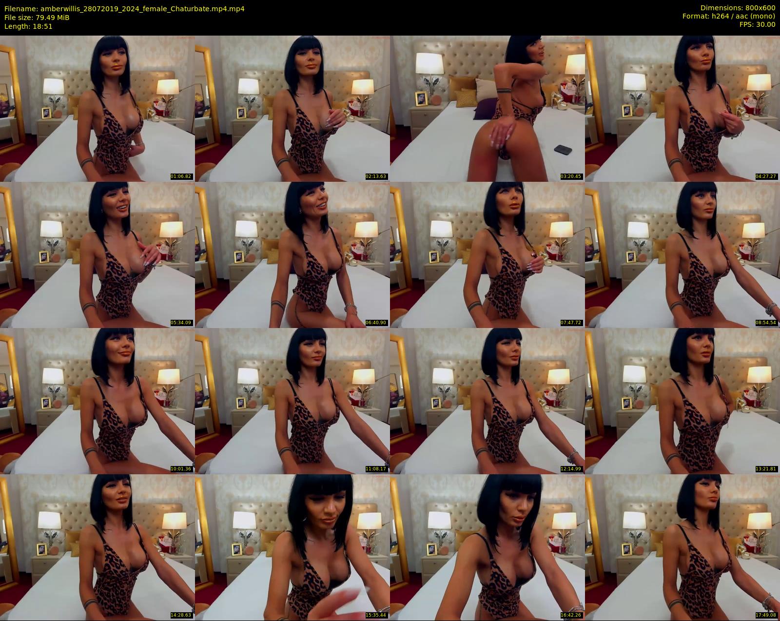 amberwillis — 19 minute Chaturbate female cam show recording, 480p, Jul 28, 2019