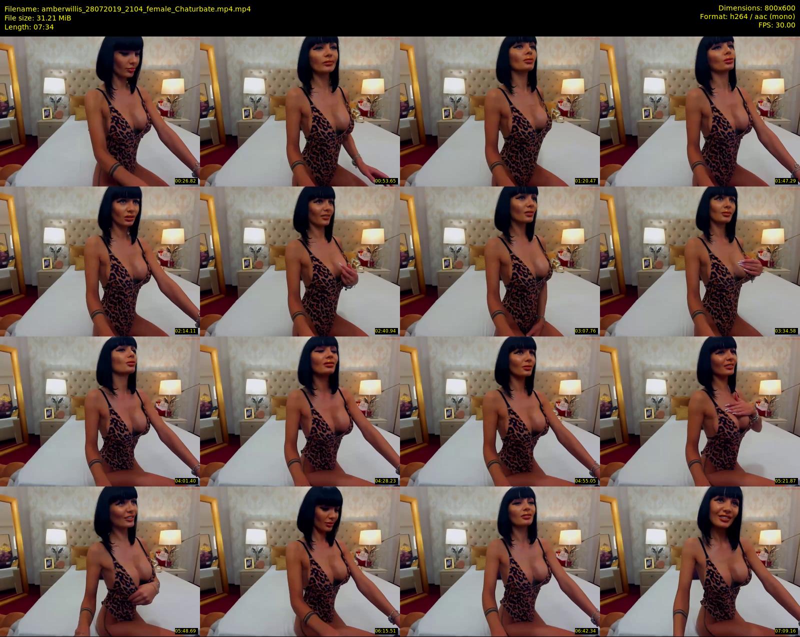 amberwillis — 8 minute Chaturbate female cam show recording, 480p, Jul 28, 2019