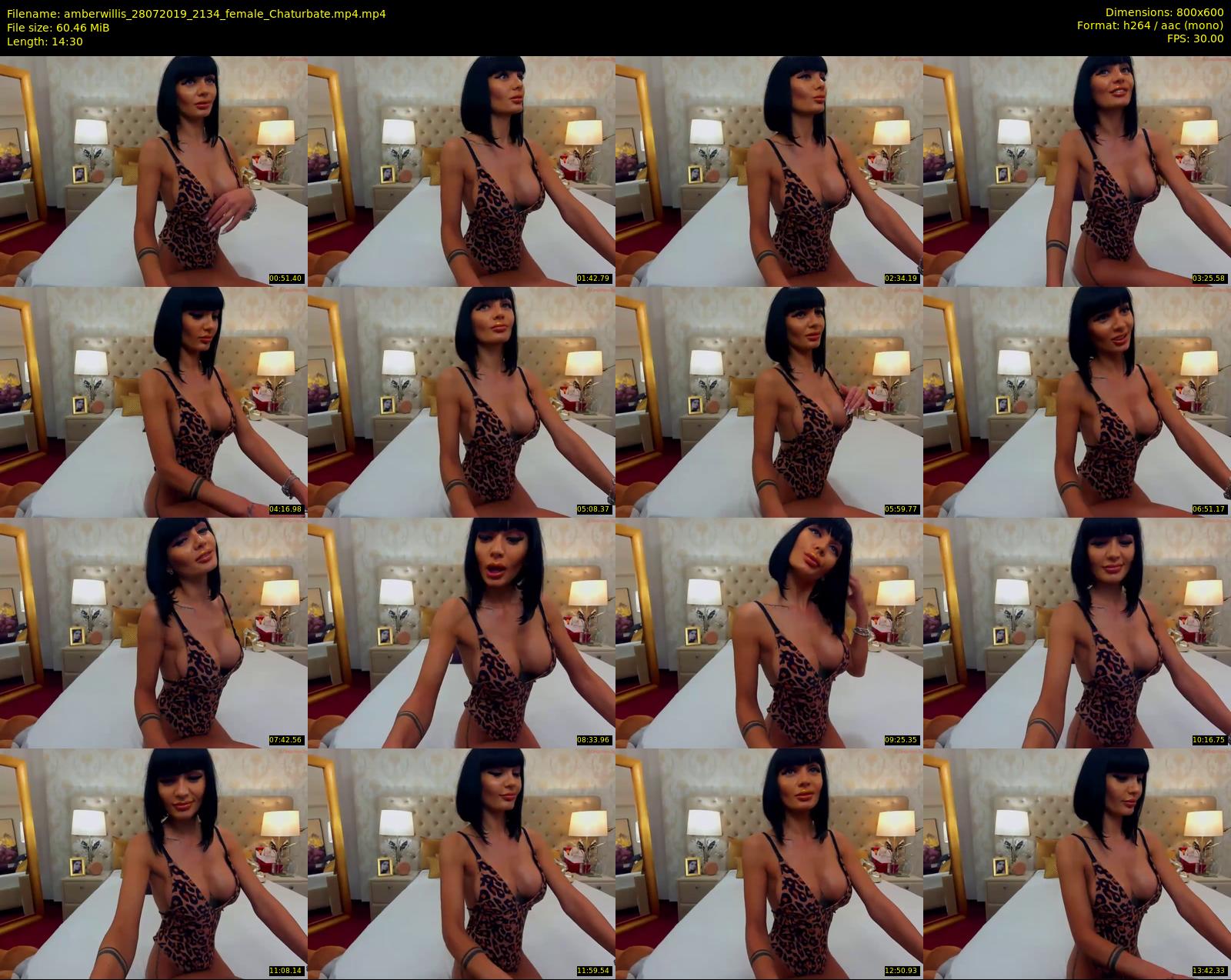 amberwillis — 15 minute Chaturbate female cam show recording, 480p, Jul 28, 2019