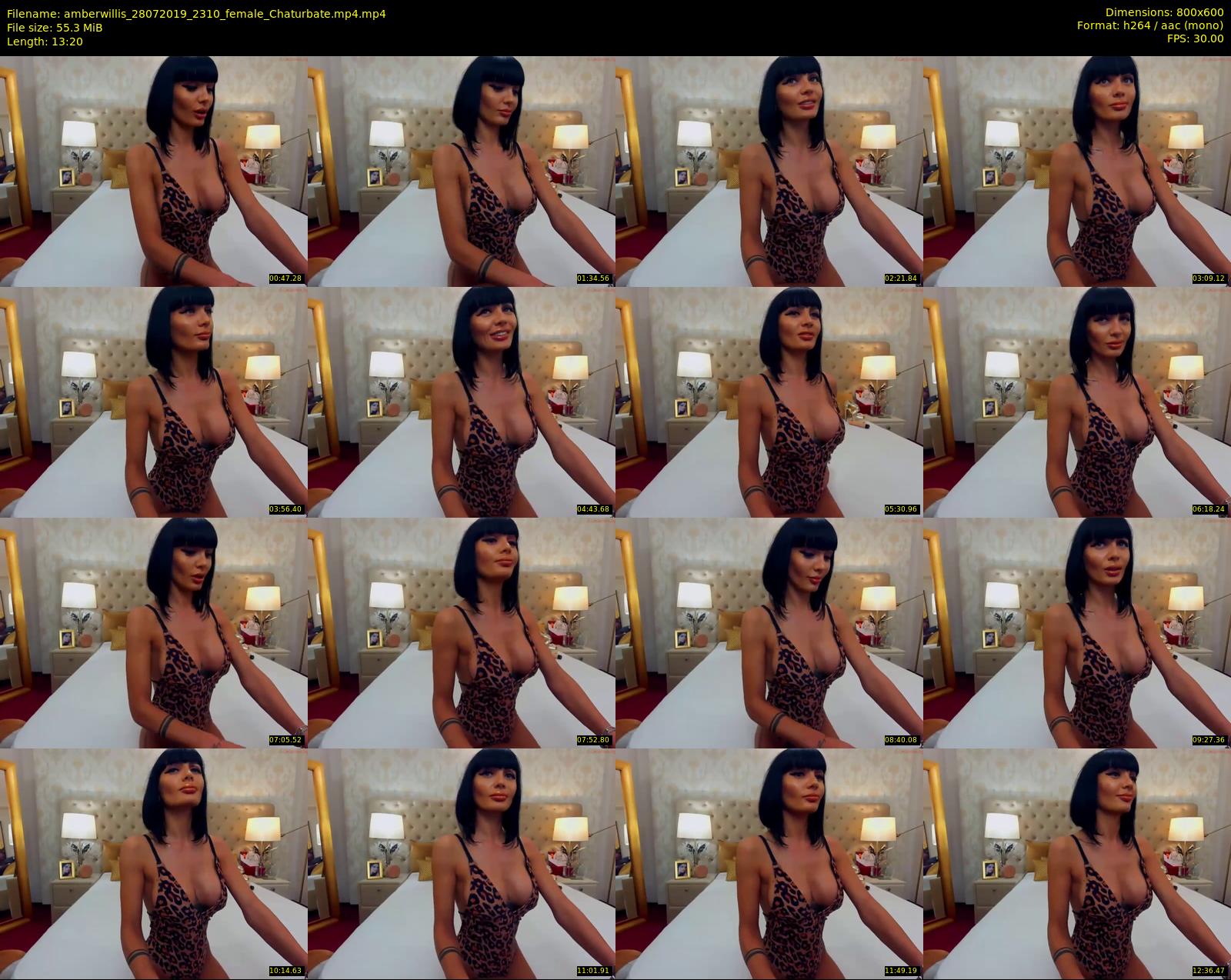 amberwillis — 14 minute Chaturbate female cam show recording, 480p, Jul 28, 2019