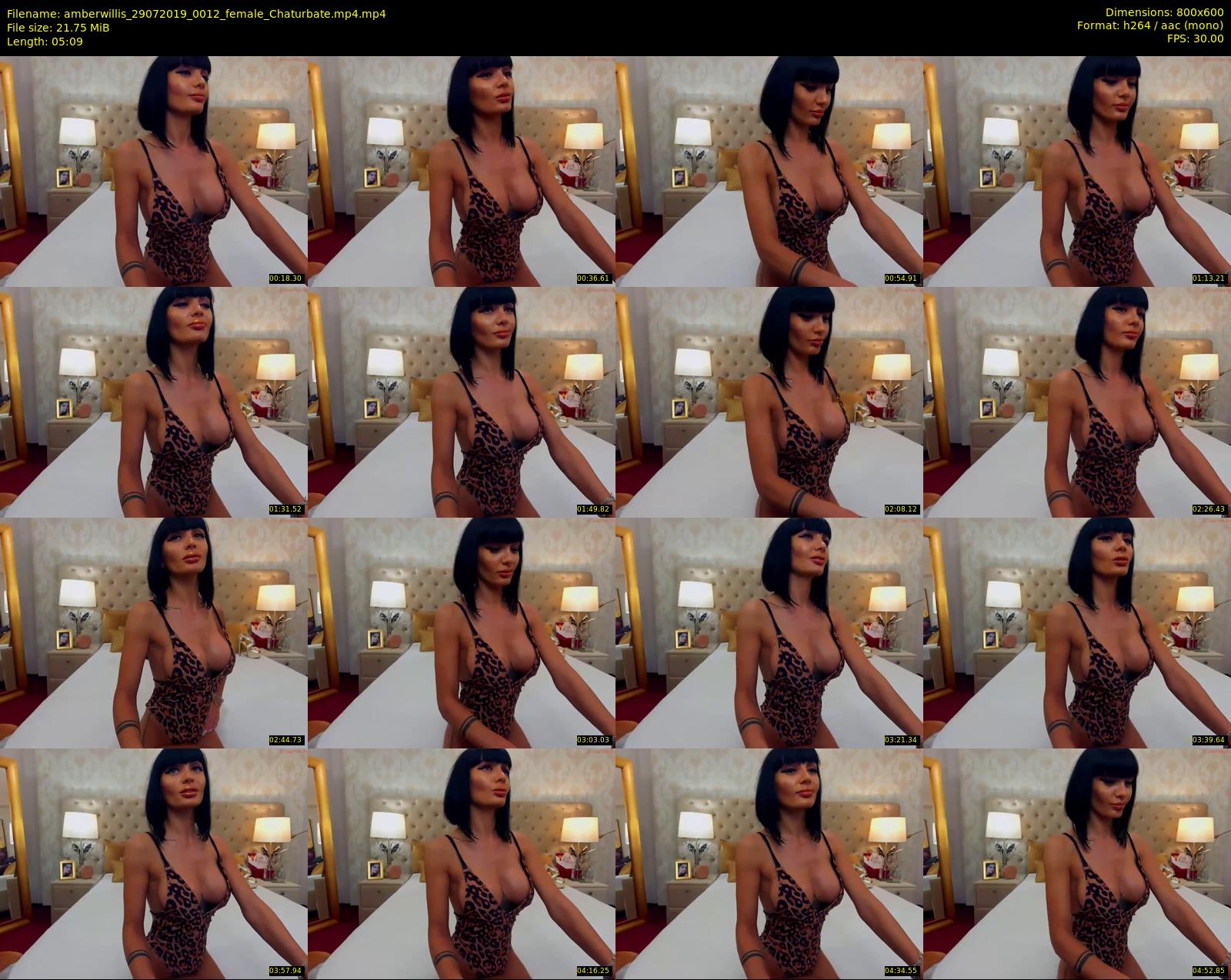 amberwillis — 6 minute Chaturbate female cam show recording, 480p, Jul 29, 2019