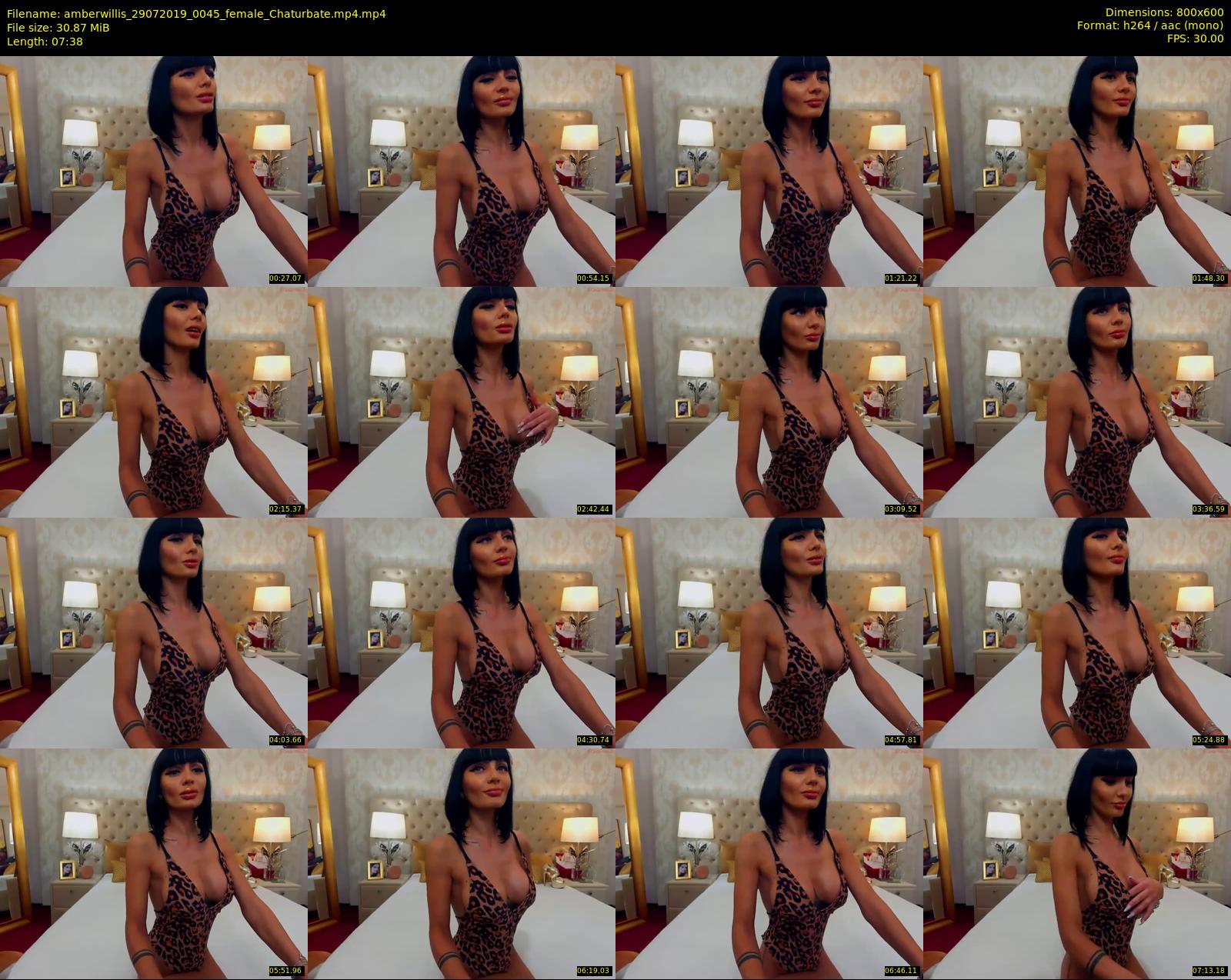 amberwillis — 8 minute Chaturbate female cam show recording, 480p, Jul 29, 2019