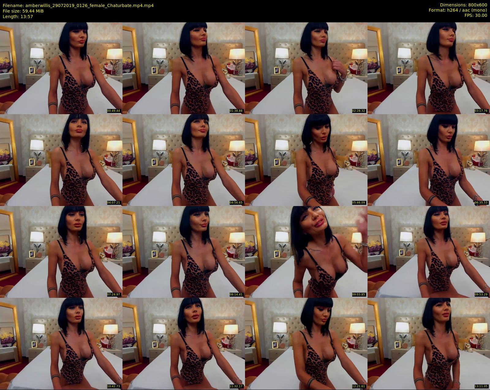 amberwillis — 14 minute Chaturbate female cam show recording, 480p, Jul 29, 2019