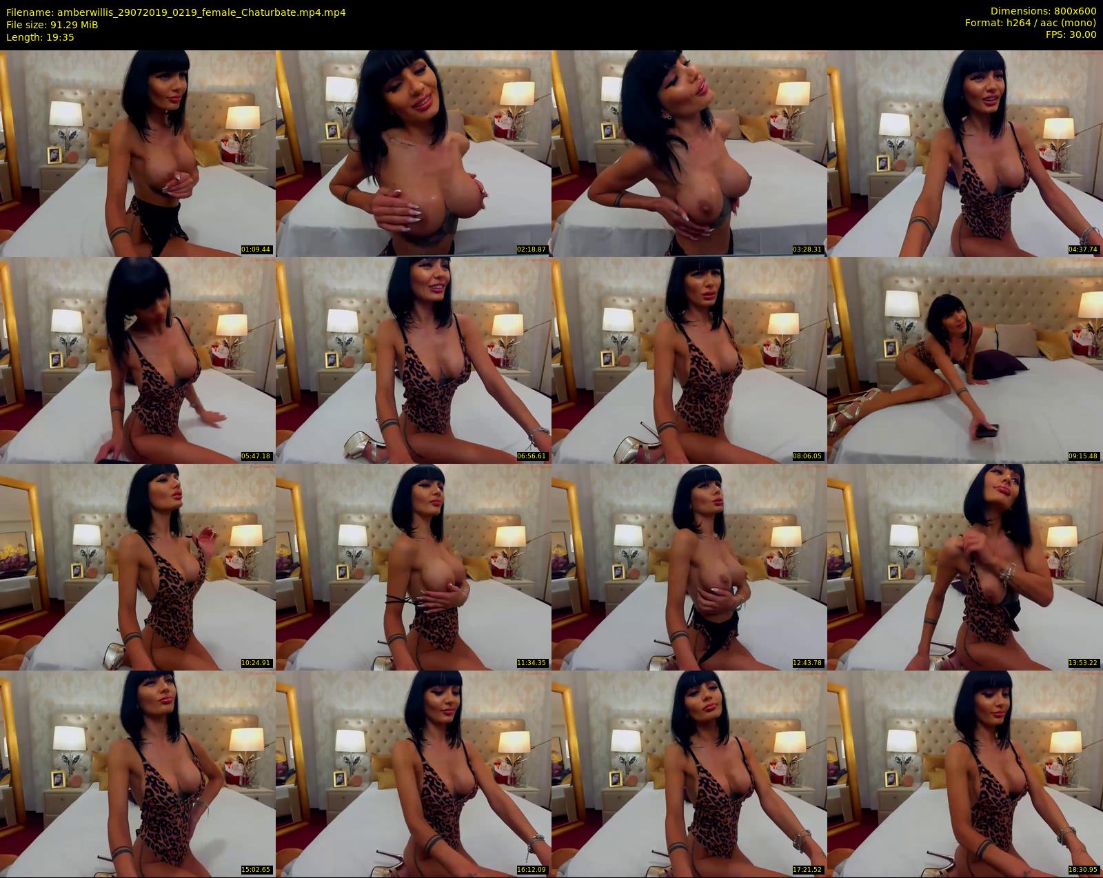 amberwillis — 20 minute Chaturbate female cam show recording, 480p, Jul 29, 2019