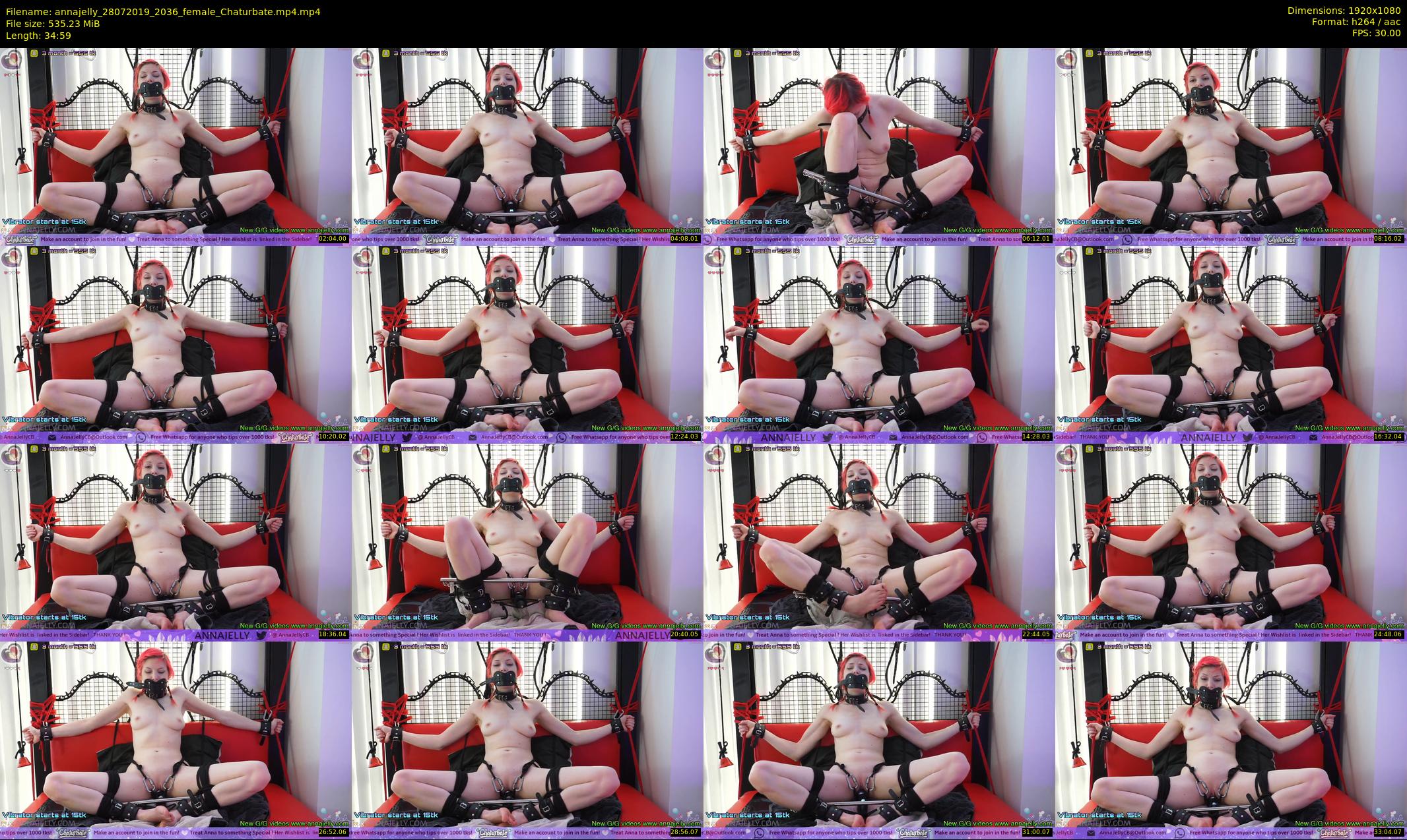 annajelly — 35 minute Chaturbate couple cam show recording, 1080p, Jul 28, 2019