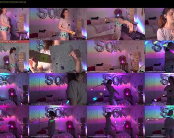arielking69 — 15 minute Chaturbate female cam show recording, 4K, Jul 29, 2019