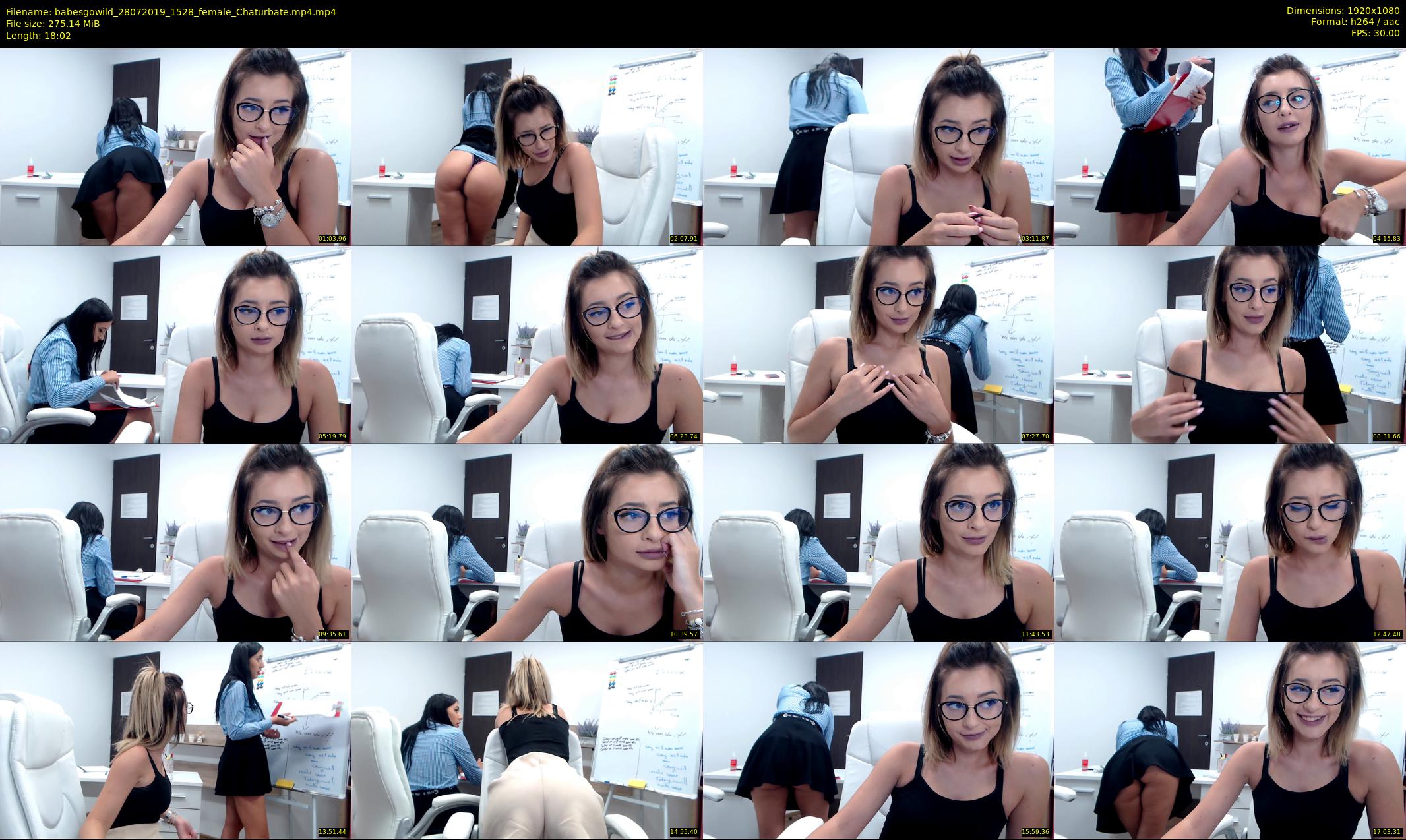 babesgowild — 19 minute Chaturbate couple cam show recording, 1080p, Jul 28, 2019