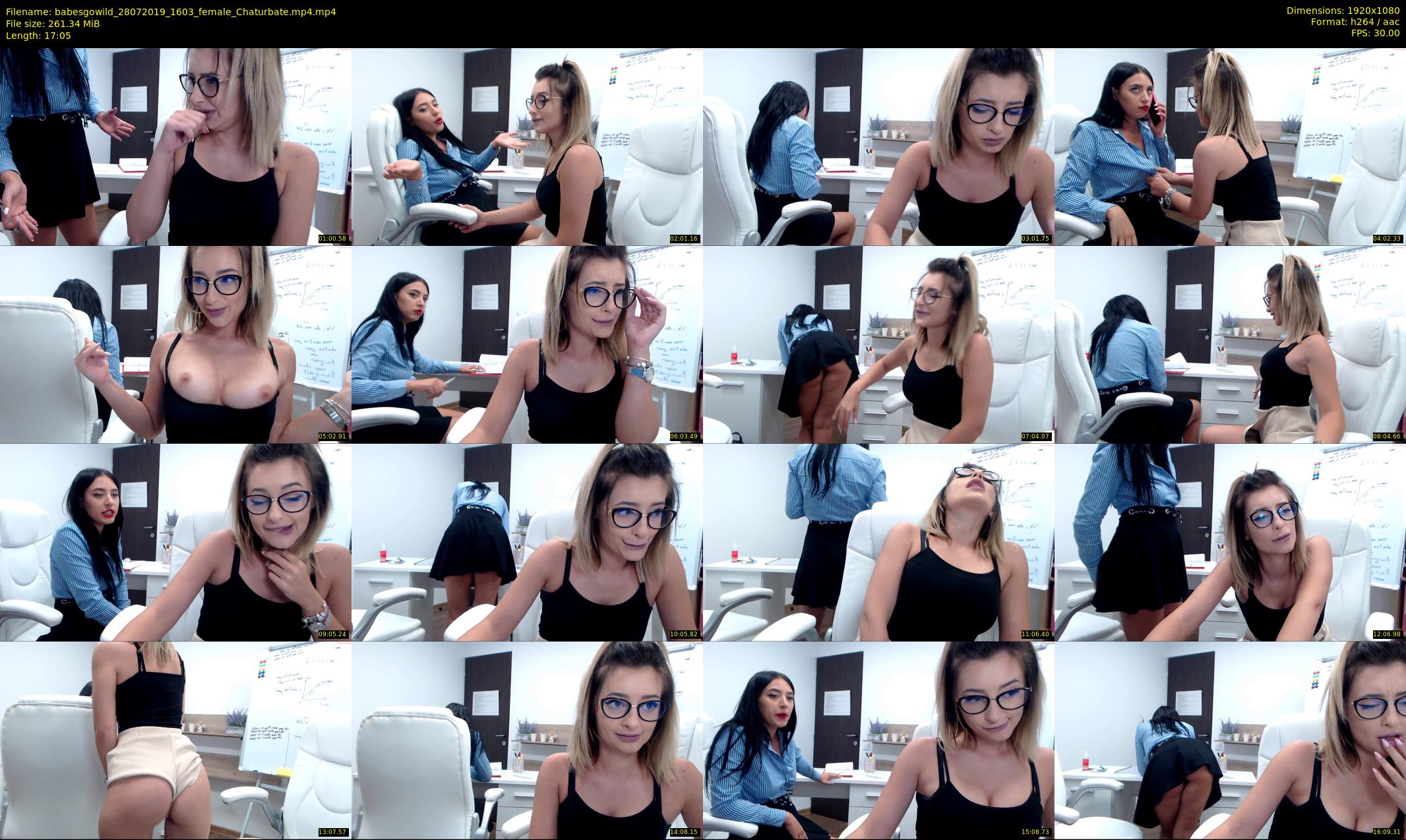 babesgowild — 18 minute Chaturbate couple cam show recording, 1080p, Jul 28, 2019