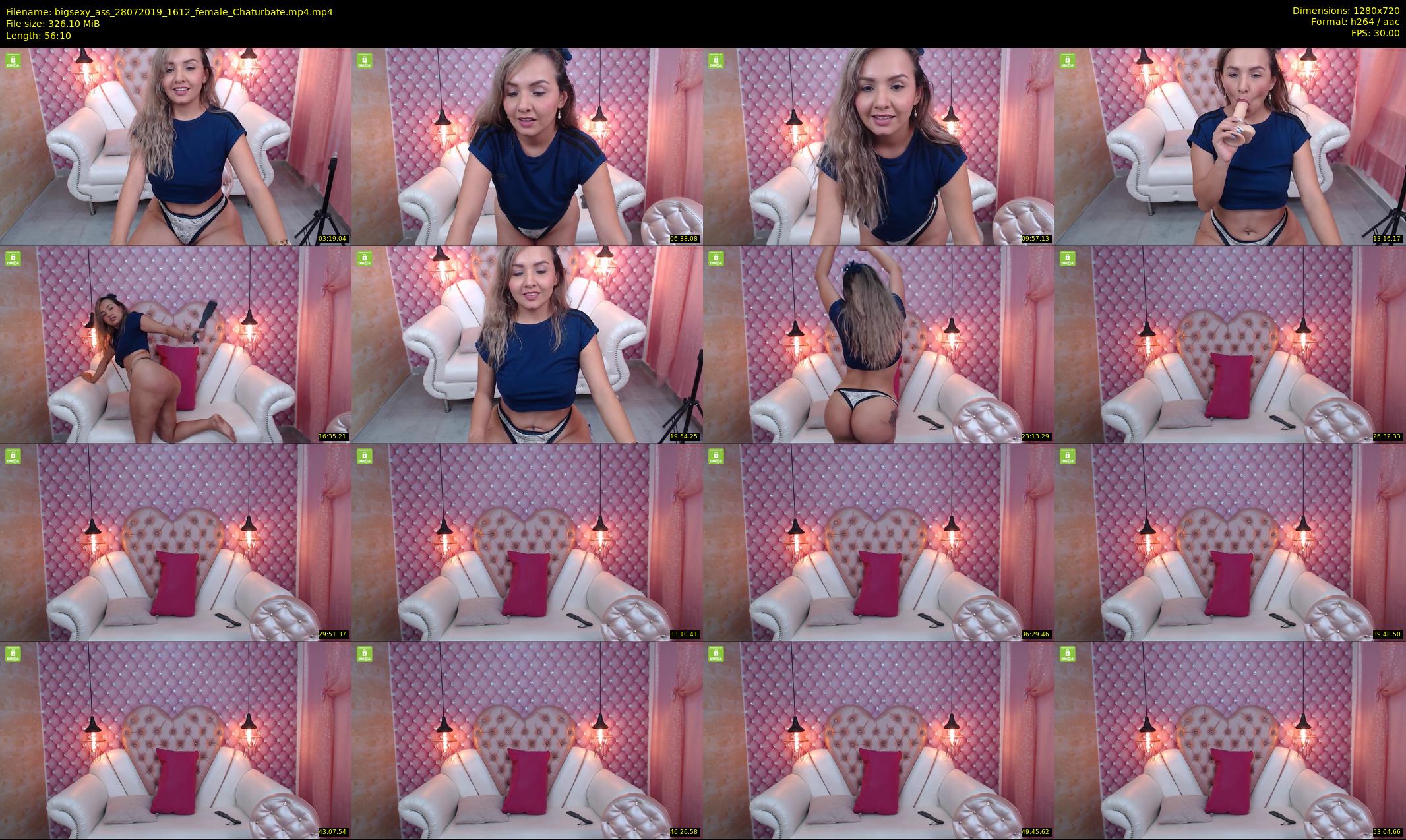 bigsexy_ass — 57 minute Chaturbate female cam show recording, 720p, Jul 28, 2019