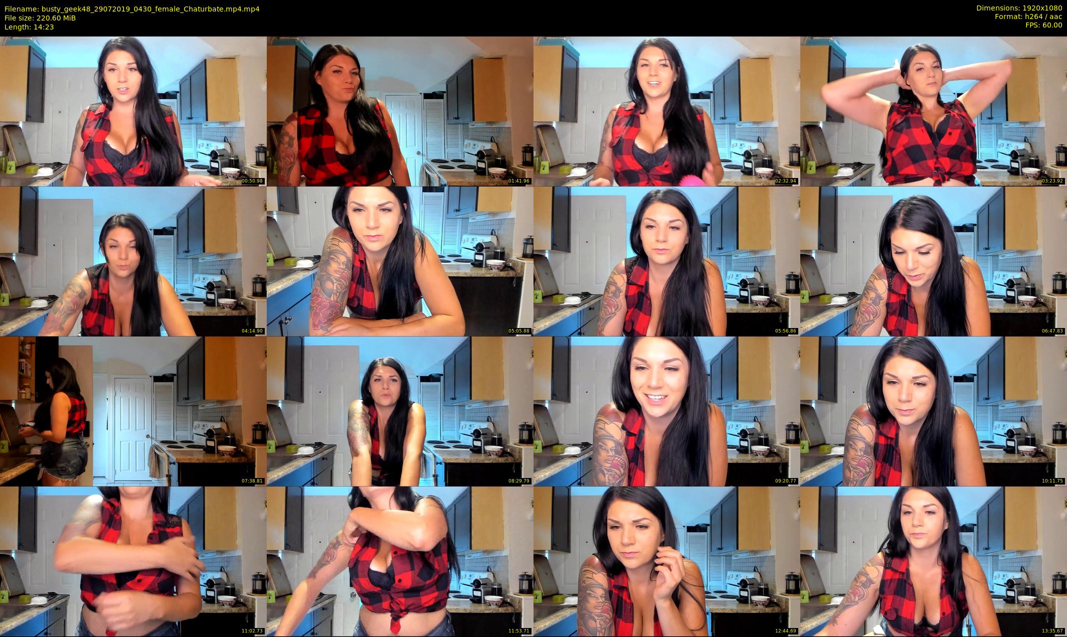 busty_geek48 — 15 minute Chaturbate female cam show recording, 1080p, Jul 29, 2019