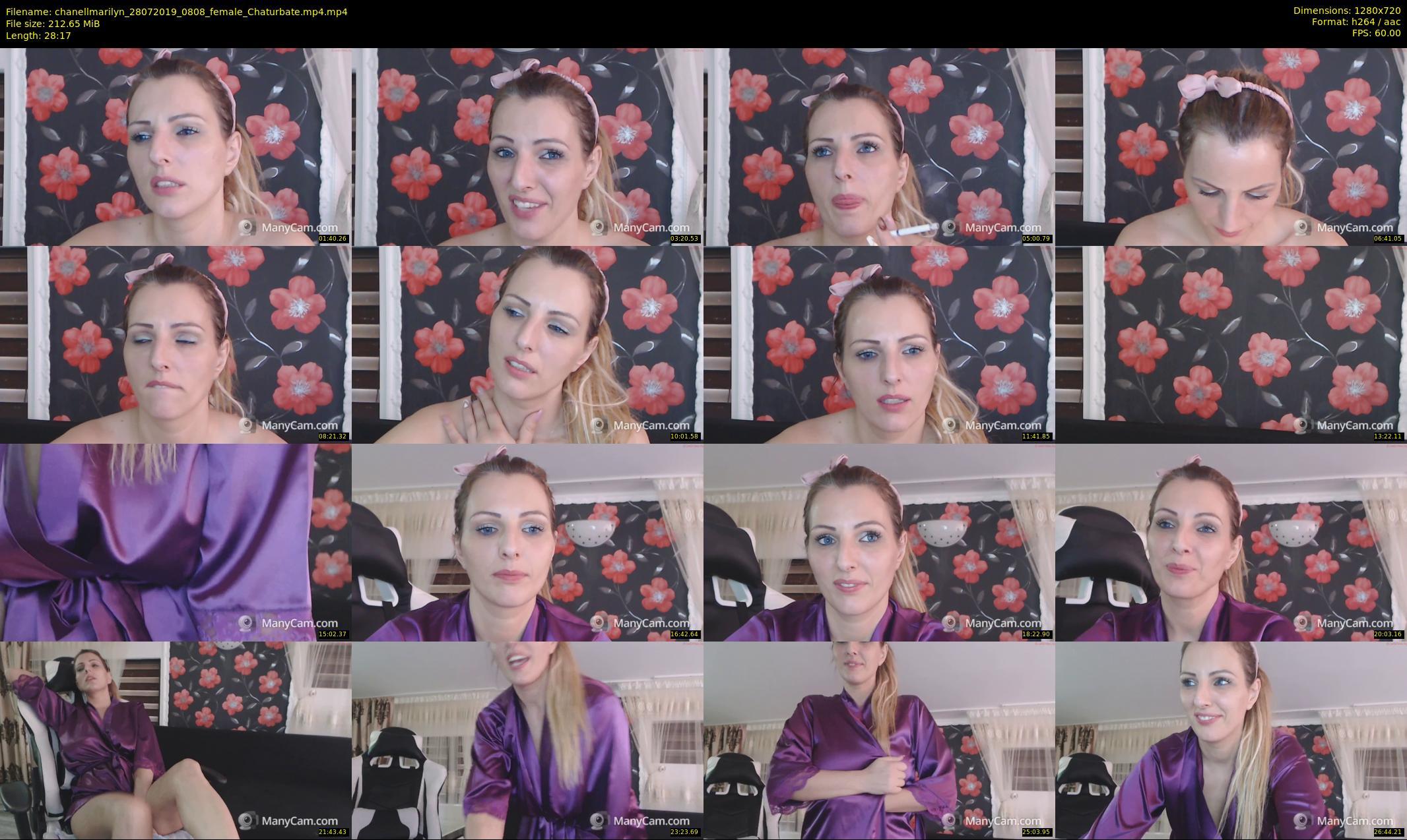 chanellmarilyn — 29 minute Chaturbate female cam show recording, 720p, Jul 28, 2019