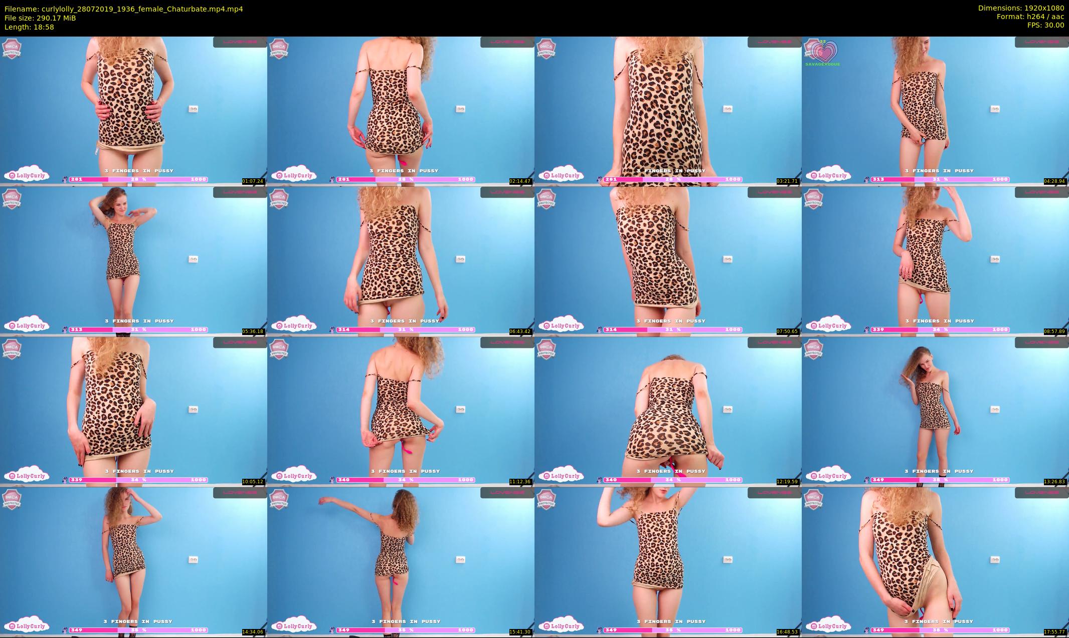 curlylolly — 19 minute Chaturbate female cam show recording, 1080p, Jul 28, 2019