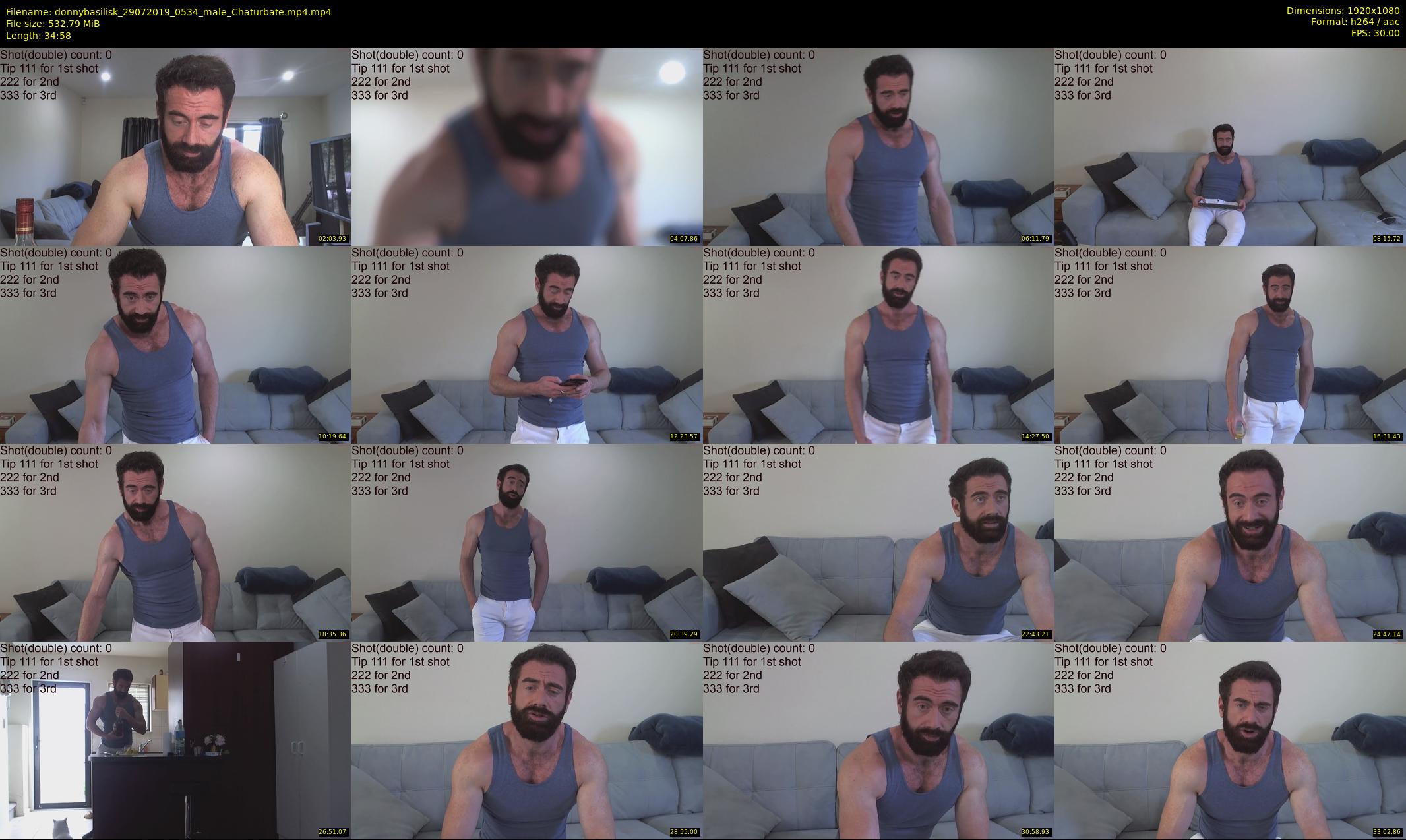 donnybasilisk — 35 minute Chaturbate male cam show recording, 1080p, Jul 29, 2019