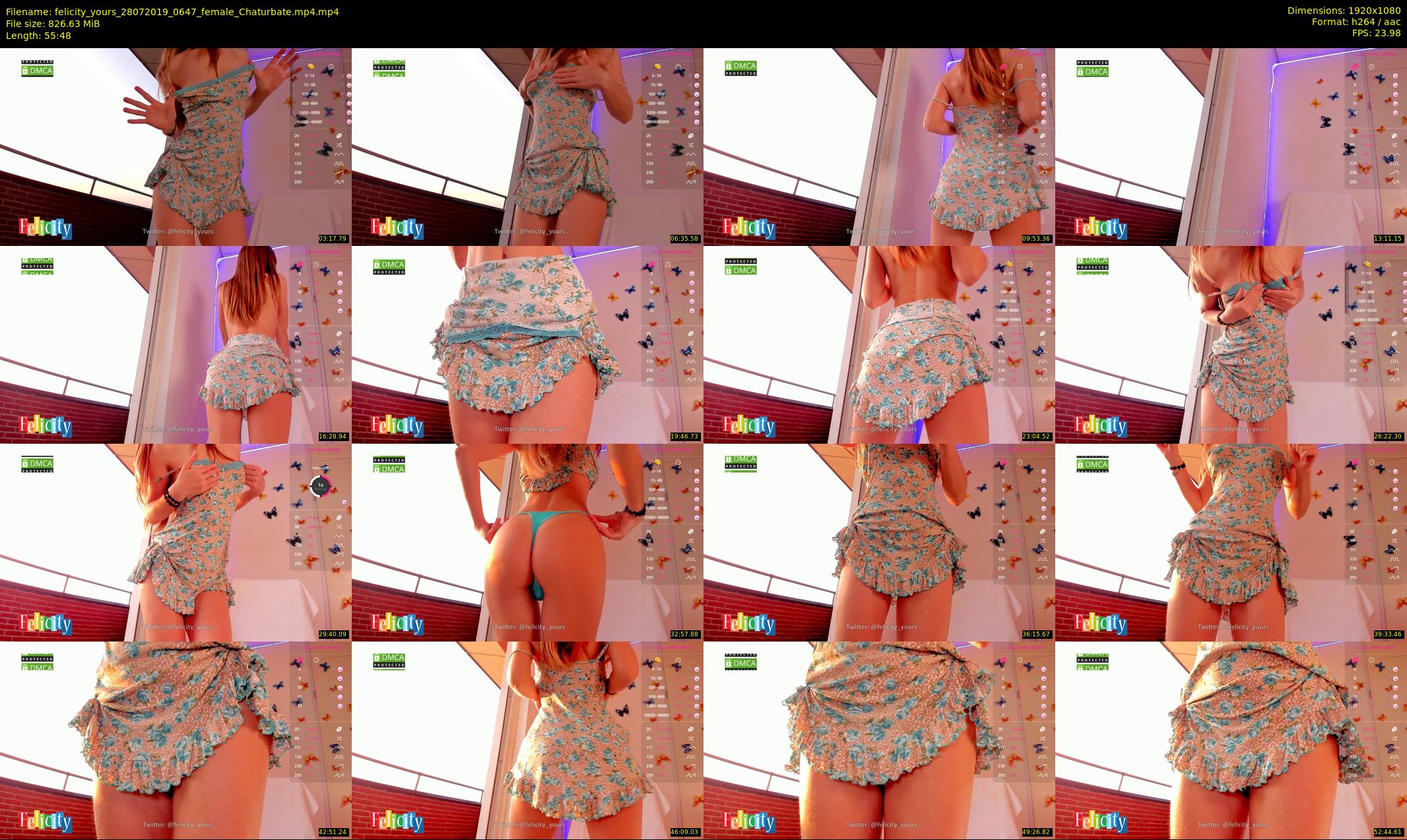 felicity_yours — 56 minute Chaturbate female cam show recording, 1080p, Jul 28, 2019