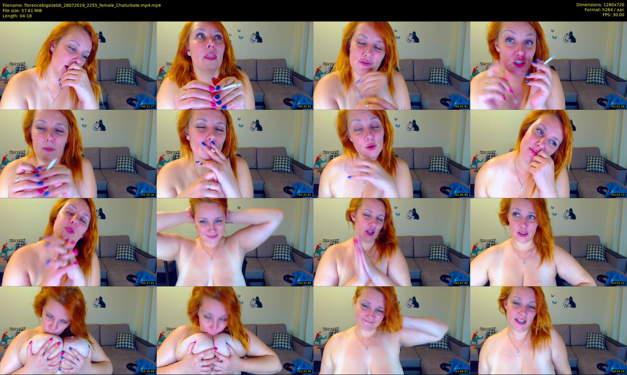 florencebigsizebb — 5 minute Chaturbate female cam show recording, 720p, Jul 28, 2019