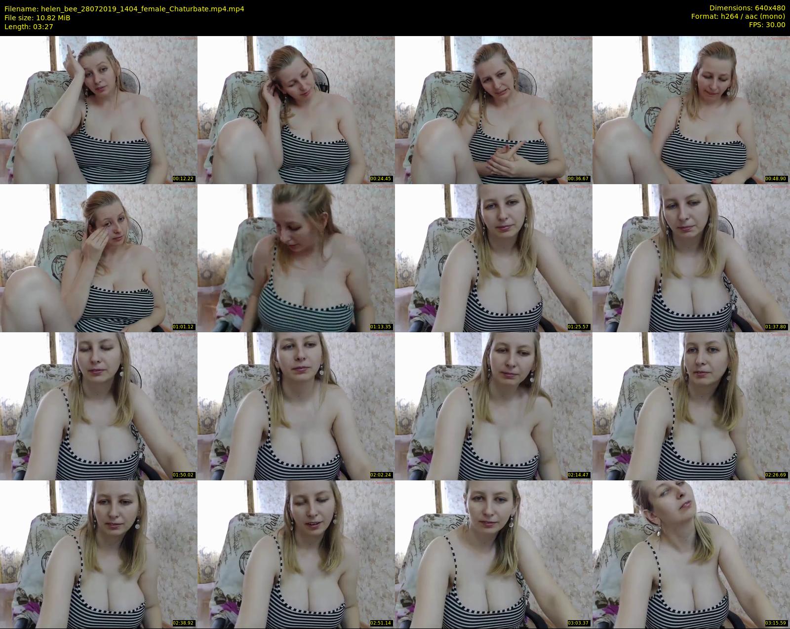 helen_bee — 4 minute Chaturbate female cam show recording, 480p, Jul 28, 2019