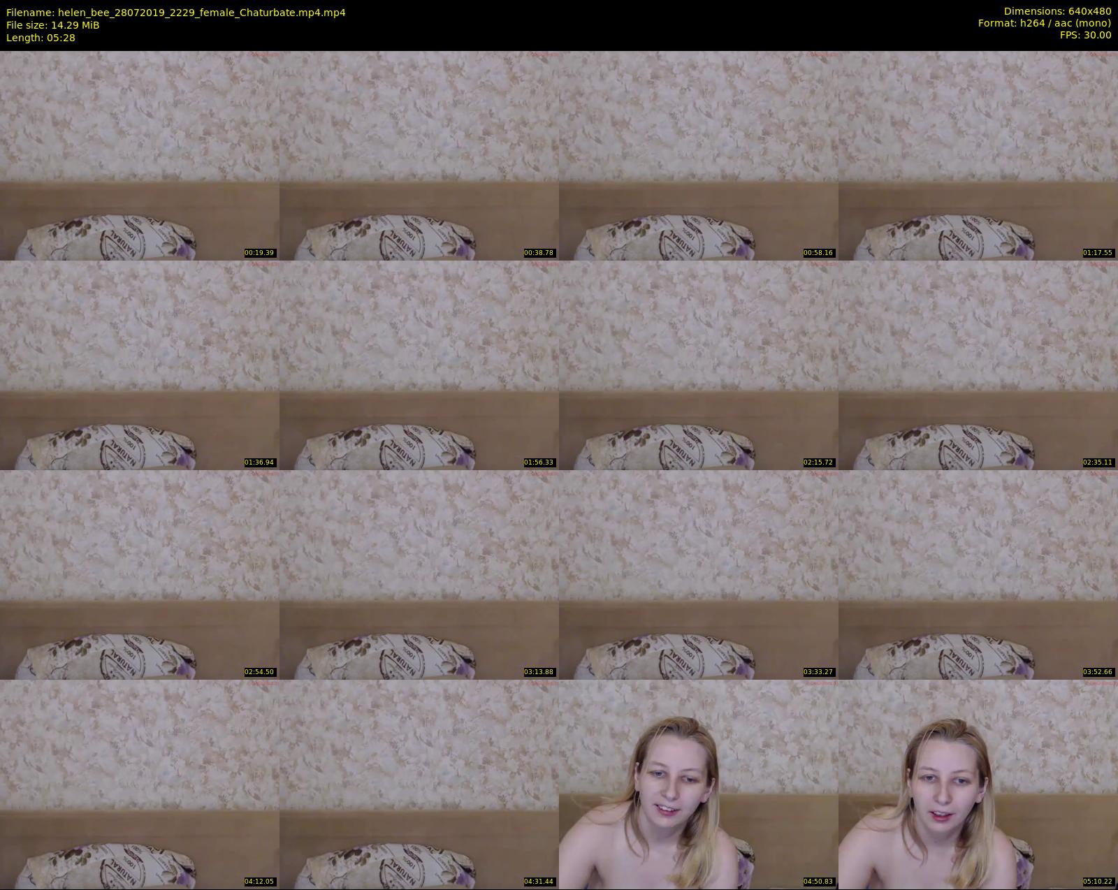 helen_bee — 6 minute Chaturbate female cam show recording, 480p, Jul 28, 2019