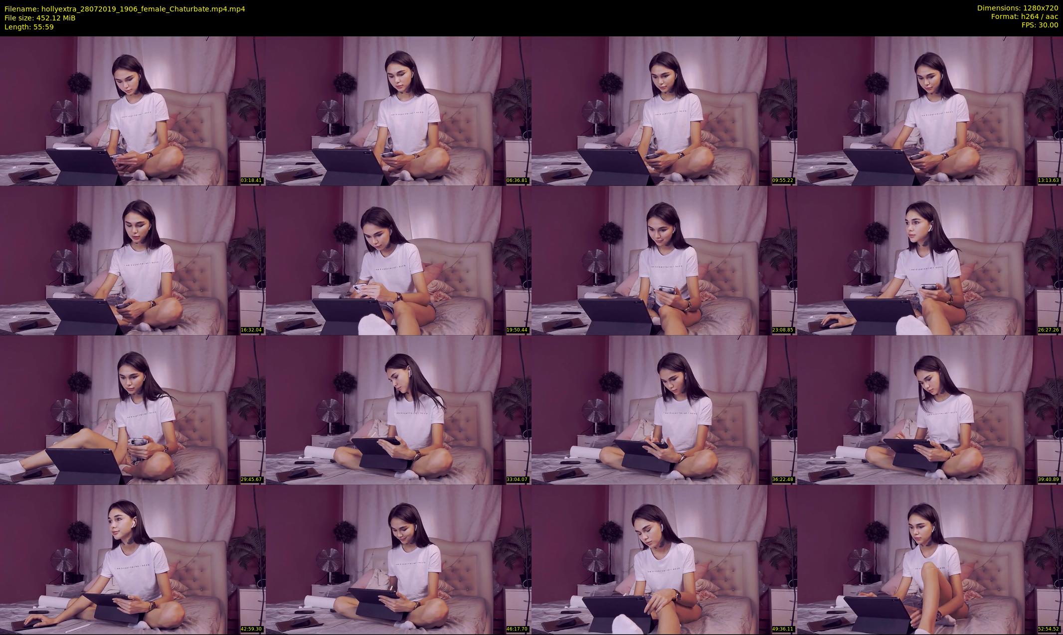 hollyextra — 56 minute Chaturbate female cam show recording, 720p, Jul 28, 2019