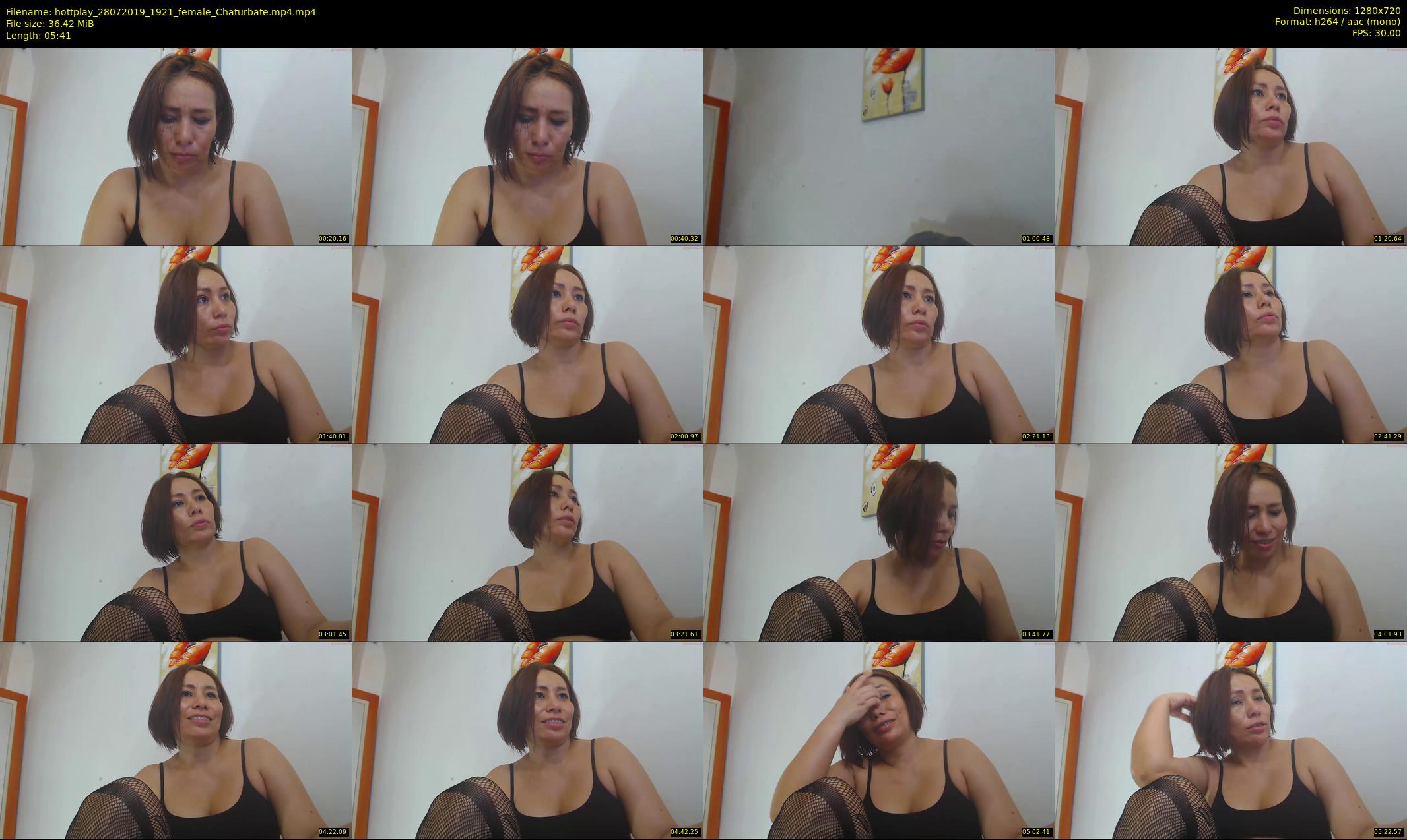 hottplay — 6 minute Chaturbate female cam show recording, 720p, Jul 28, 2019
