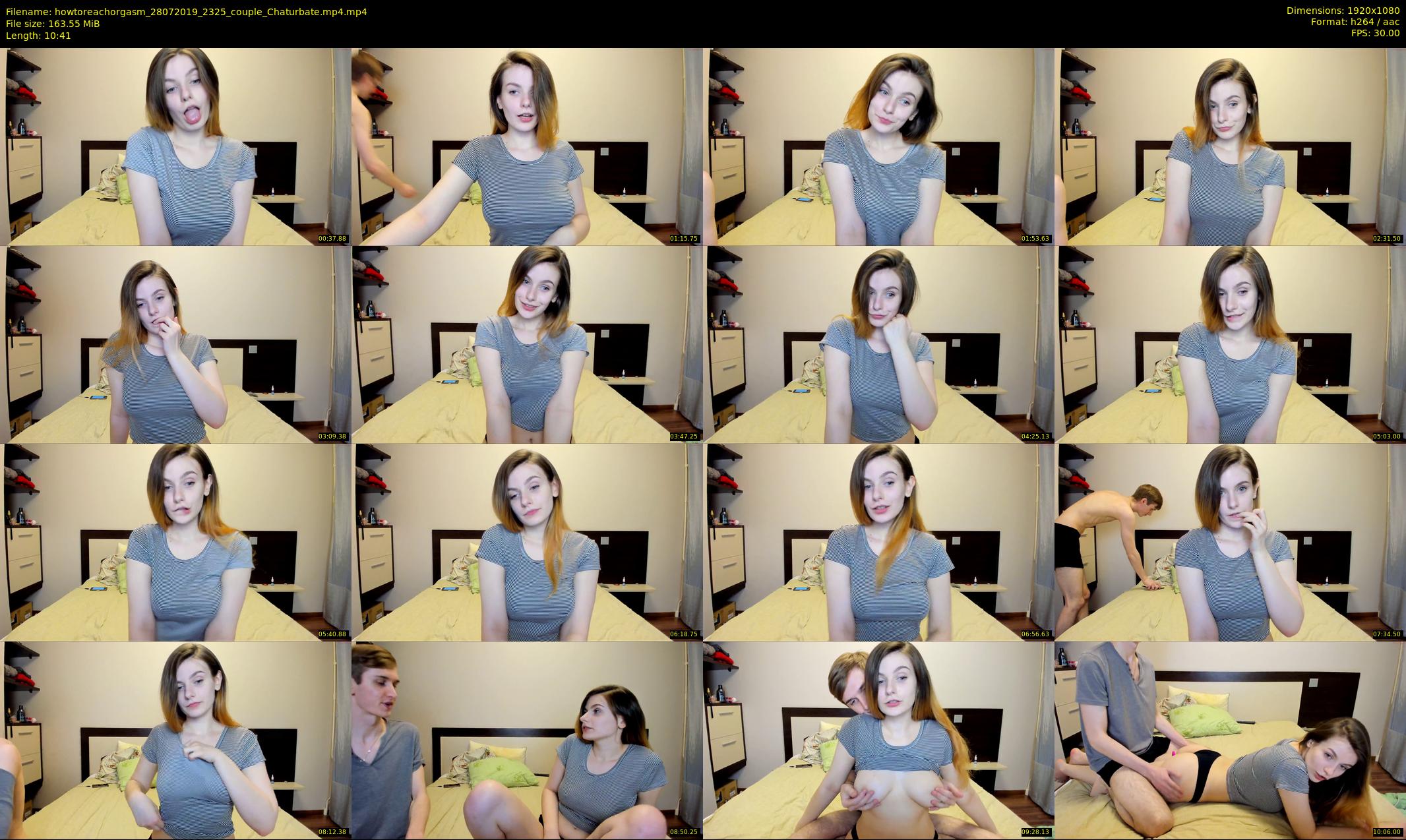 howtoreachorgasm — 11 minute Chaturbate couple cam show recording, 1080p, Jul 28, 2019