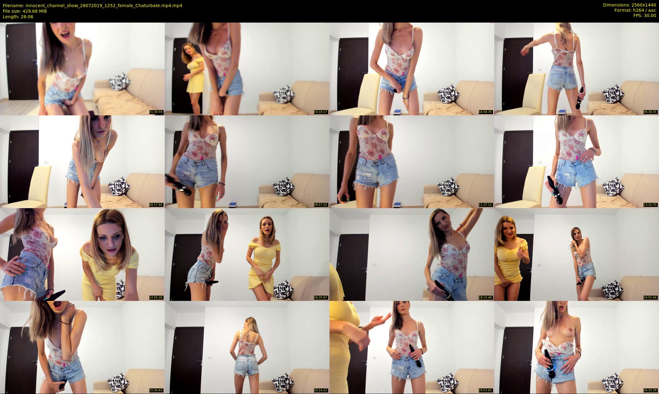 innocent_channel_show — 29 minute Chaturbate female cam show recording, 1080p, Jul 28, 2019