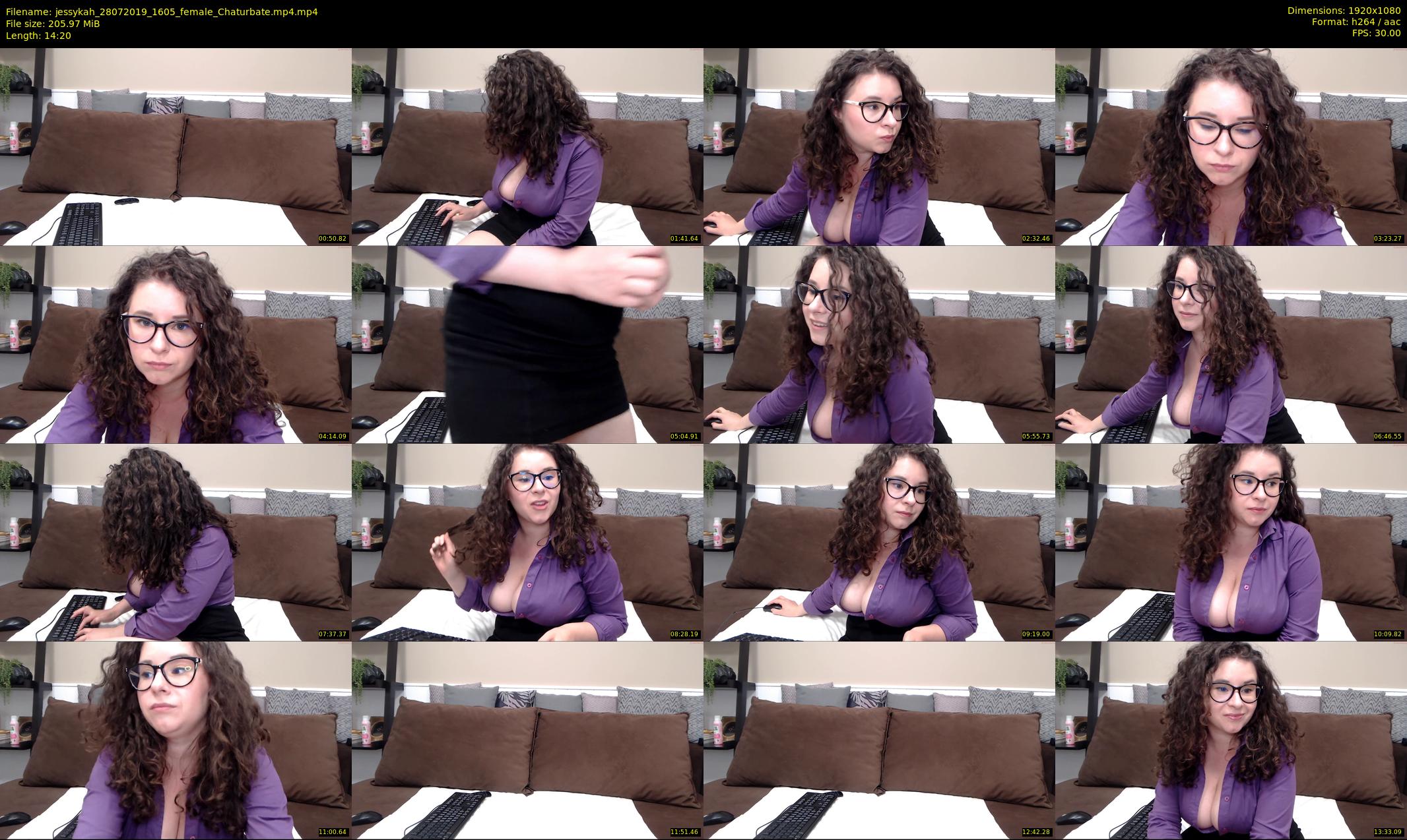 jessykah — 15 minute Chaturbate female cam show recording, 1080p, Jul 28, 2019