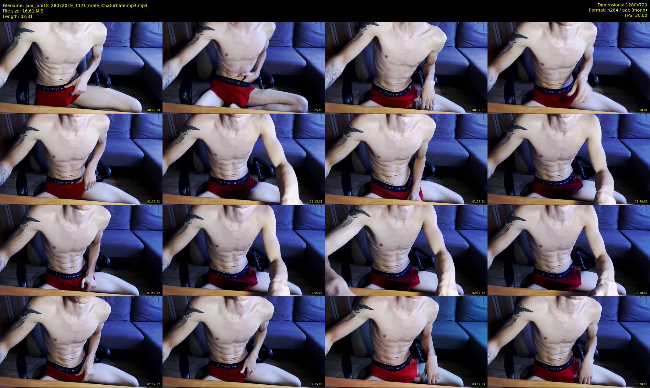 joni_joni18 — 4 minute Chaturbate male cam show recording, 720p, Jul 28, 2019