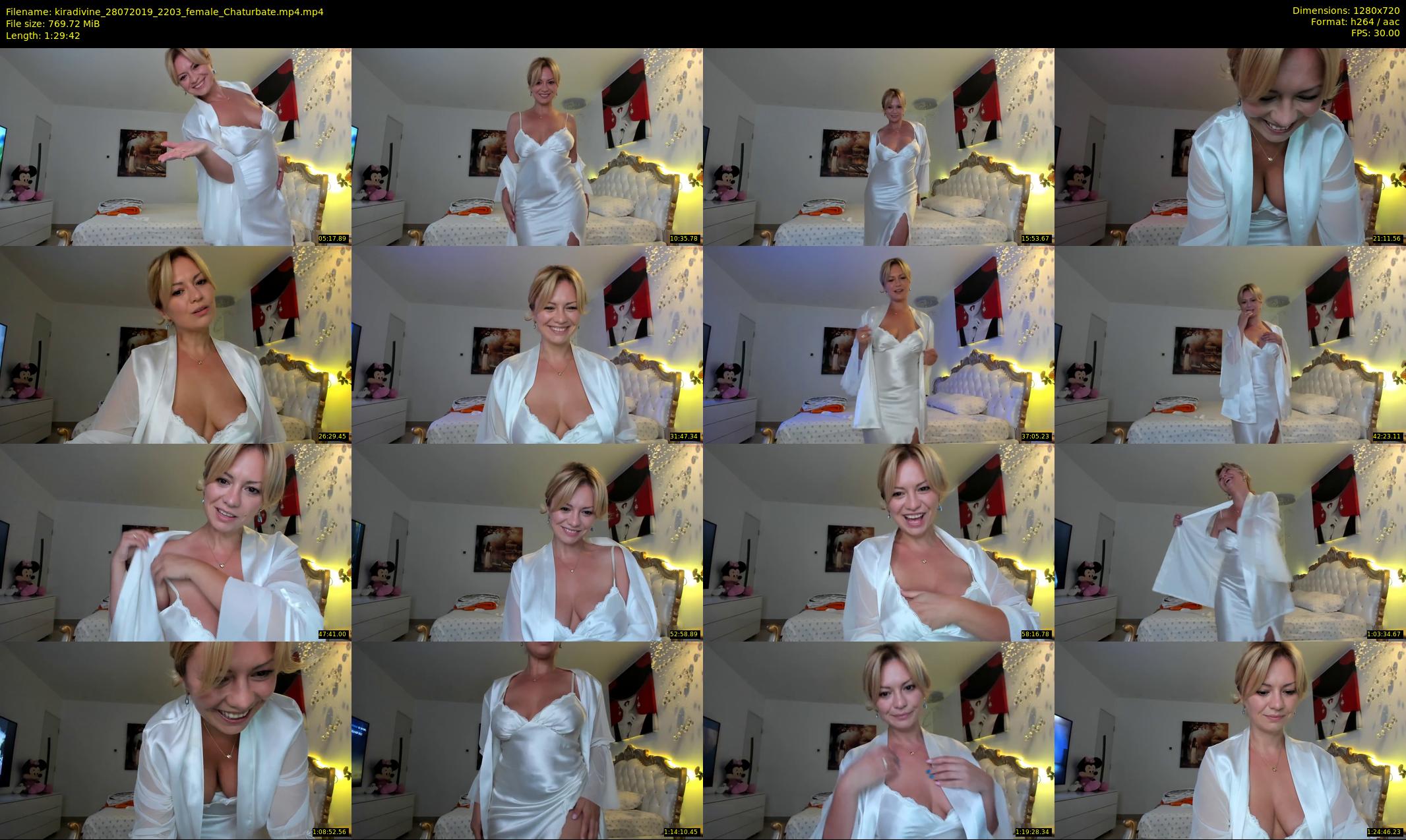 kiradivine — 90 minute Chaturbate female cam show recording, 720p, Jul 28, 2019