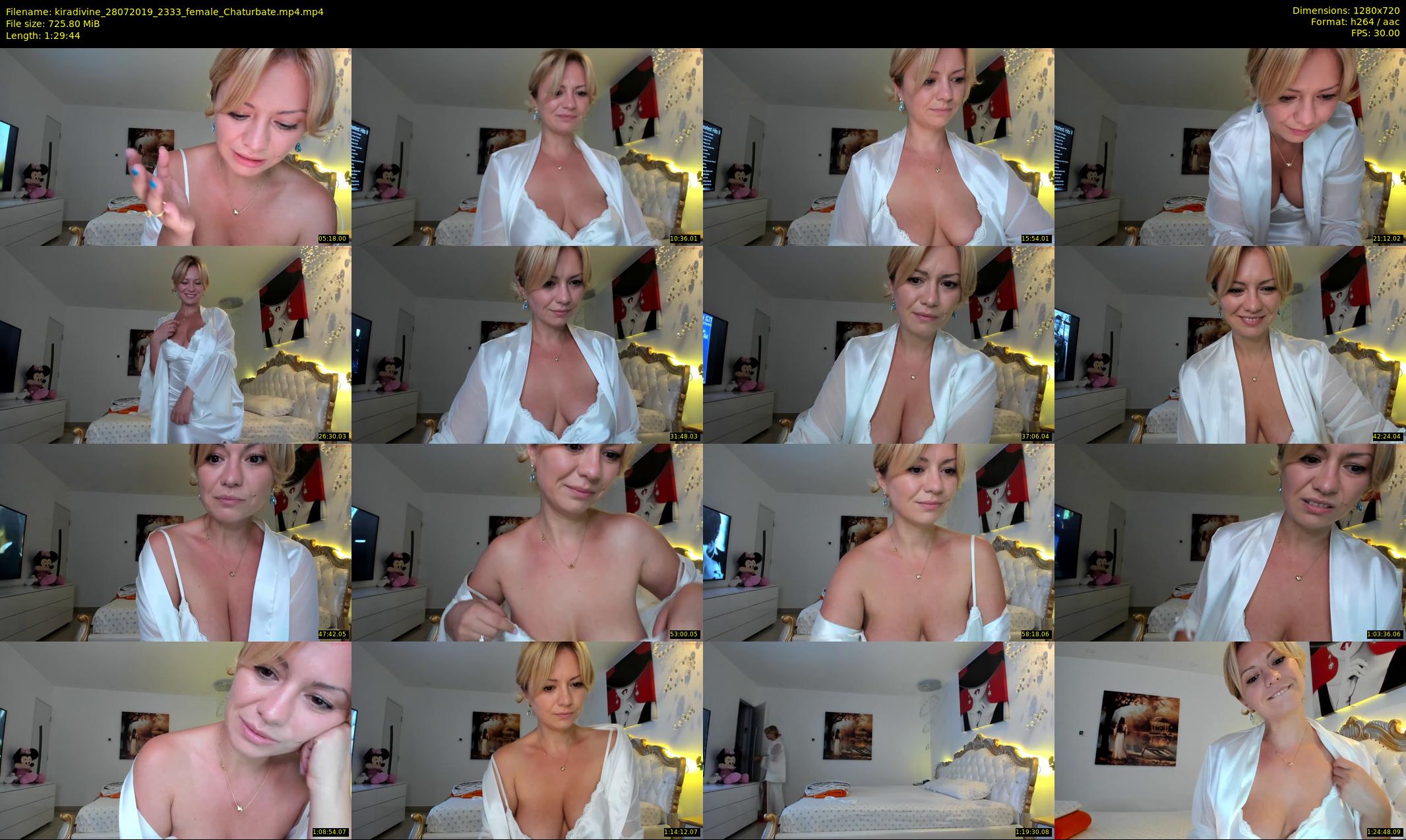 kiradivine — 90 minute Chaturbate female cam show recording, 720p, Jul 28, 2019