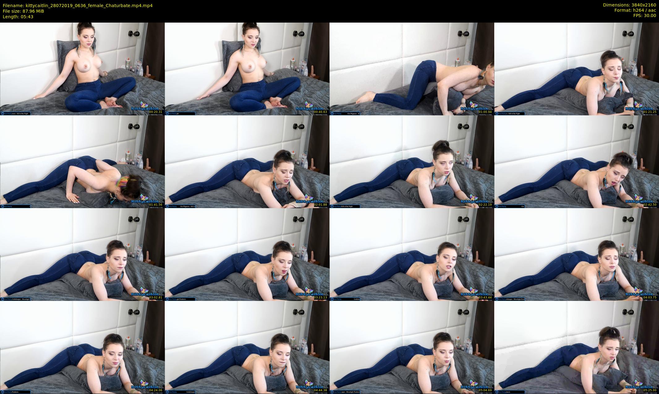 kittycaitlin — 6 minute Chaturbate female cam show recording, 4K, Jul 28, 2019