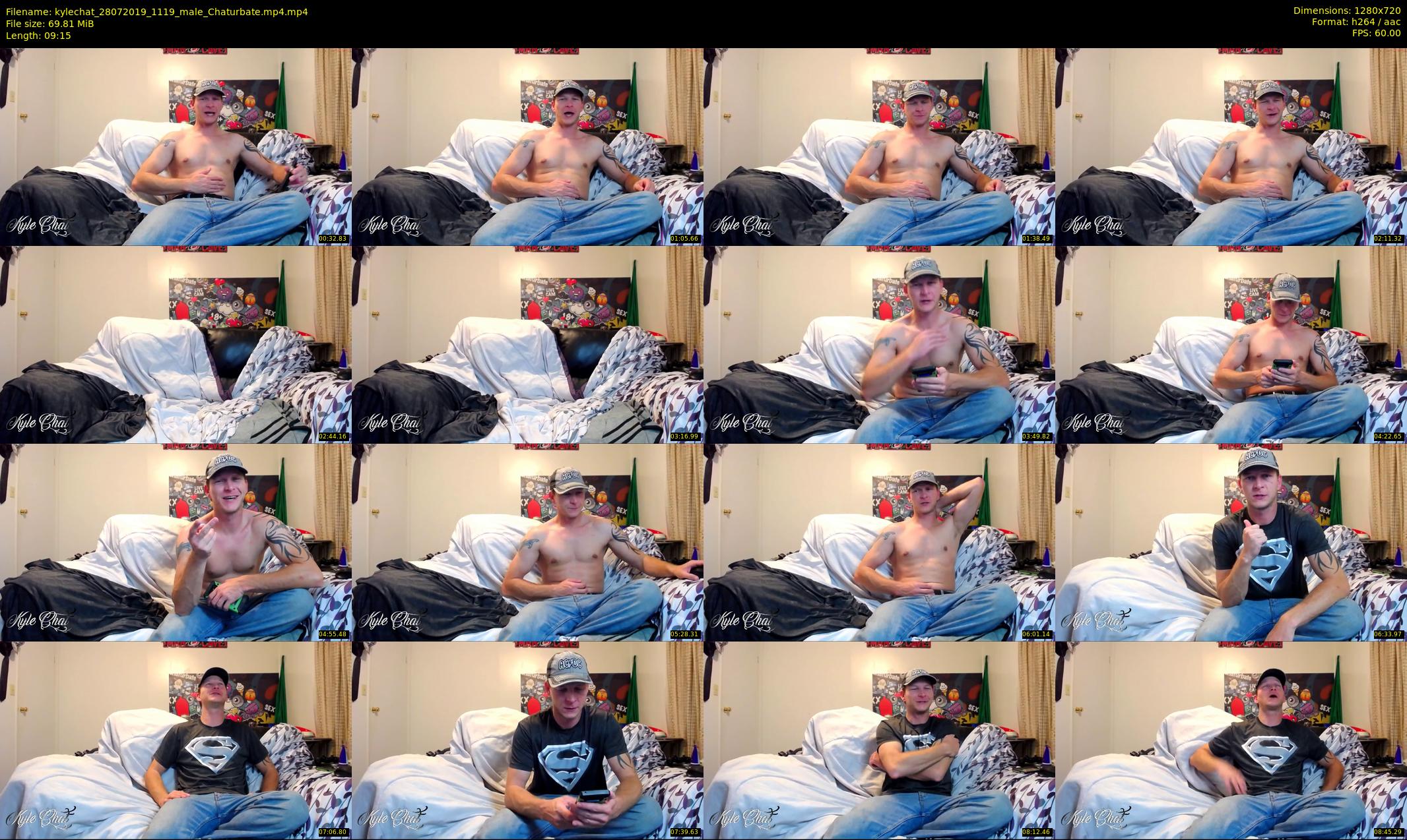 kylechat — 10 minute Chaturbate male cam show recording, 720p, Jul 28, 2019