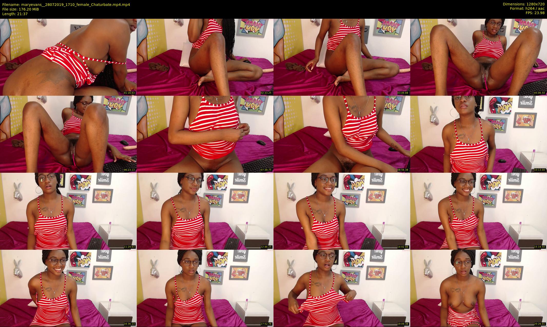 maryevans_ — 22 minute Chaturbate female cam show recording, 720p, Jul 28, 2019