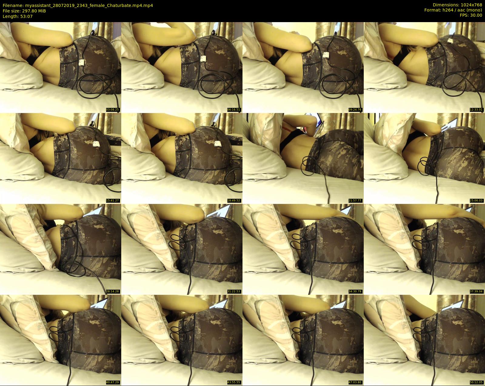 myassistant — 54 minute Chaturbate female cam show recording, 720p, Jul 28, 2019