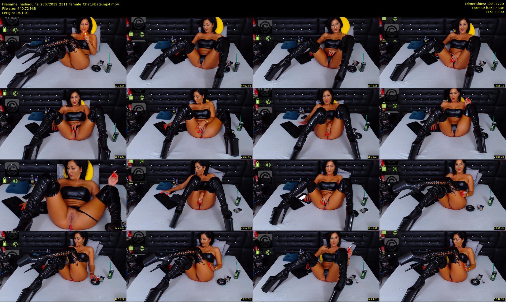 nadiaquine — 62 minute Chaturbate female cam show recording, 720p, Jul 28, 2019