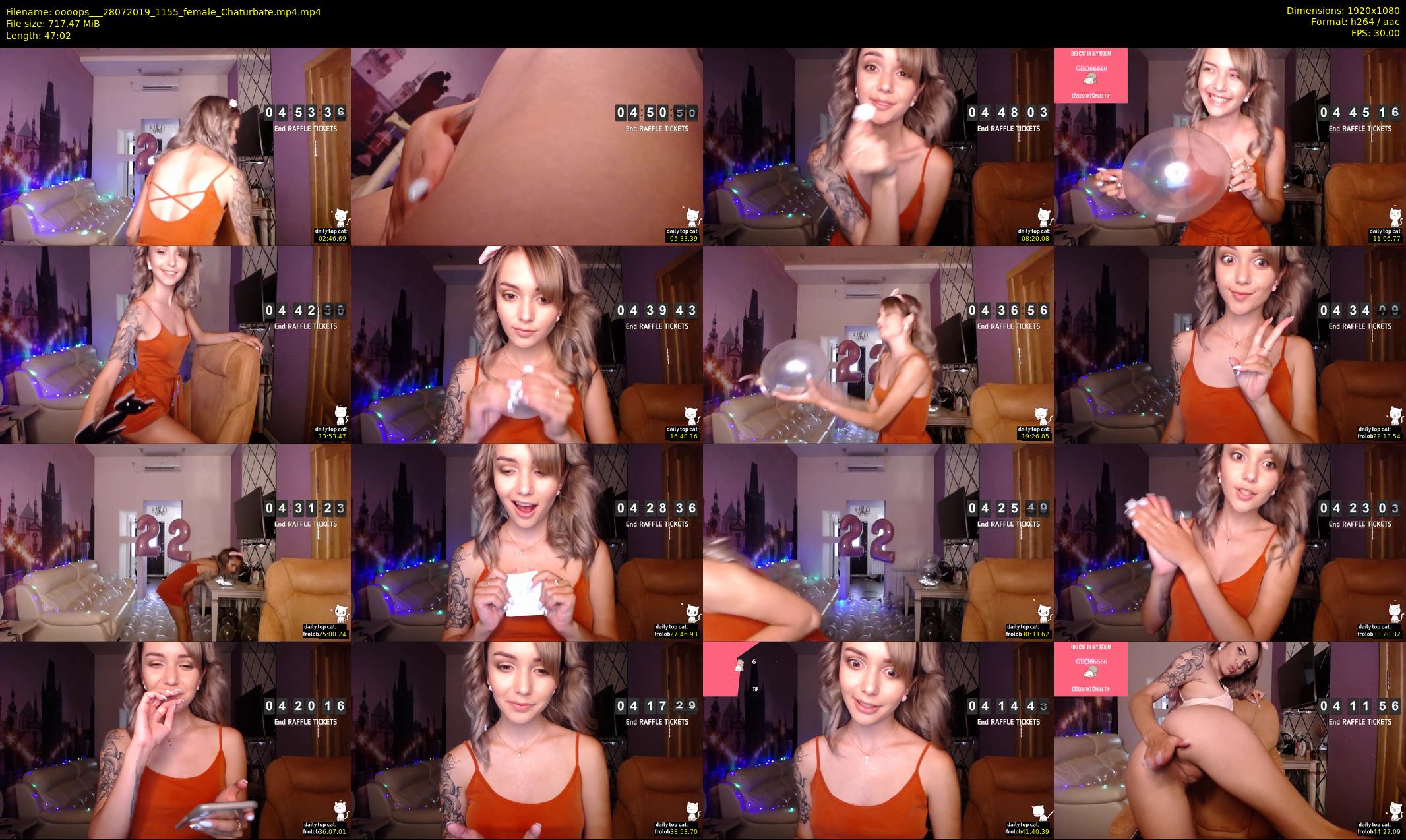 oooops__ — 48 minute Chaturbate female cam show recording, 1080p, Jul 28, 2019